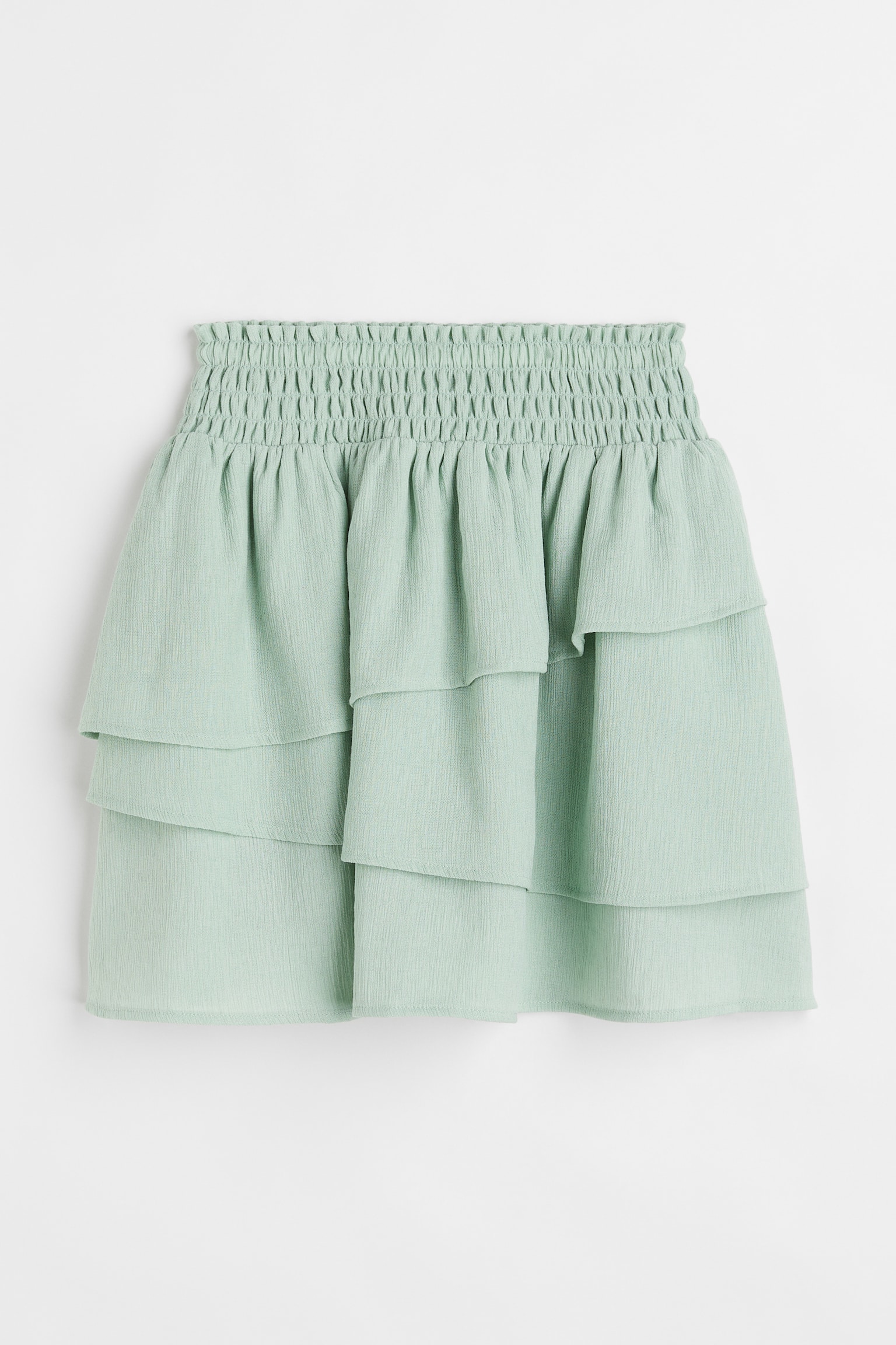 Tiered skirt - Mint green/Light pink/Patterned/Light green/Tie-dye - 1