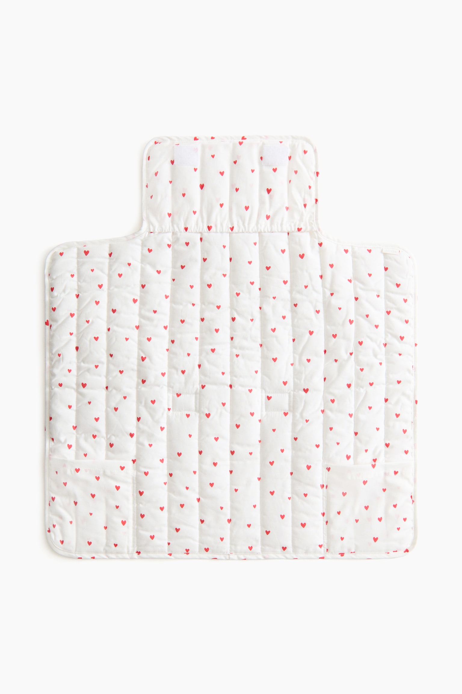 Foldable changing mat - White/Hearts/Beige/Floral/White/Stars