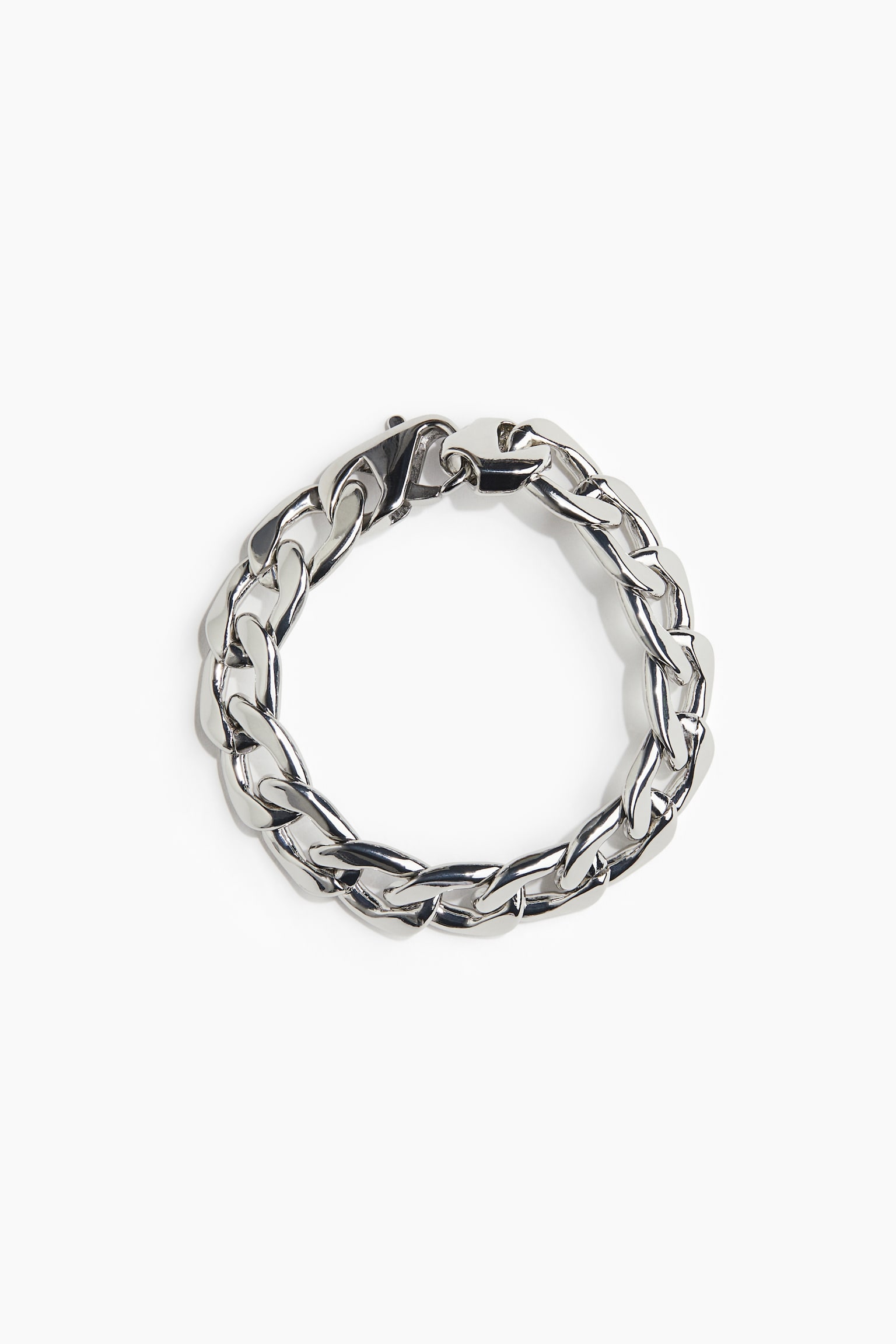 Chunky bracelet - Silver-coloured - 1