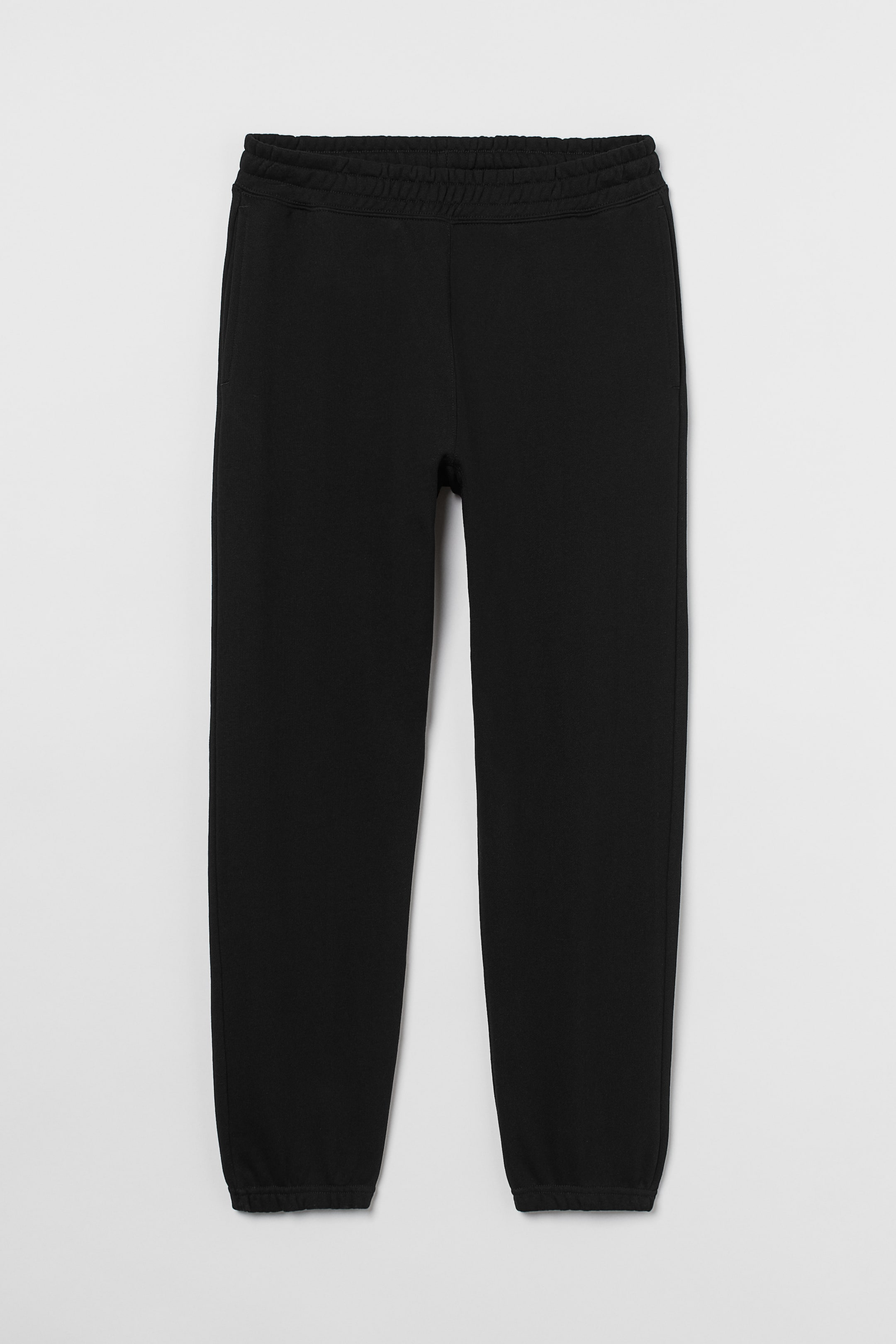 查看大圖: Relaxed Fit Cotton joggers - 黑色 - Men | H&M 1