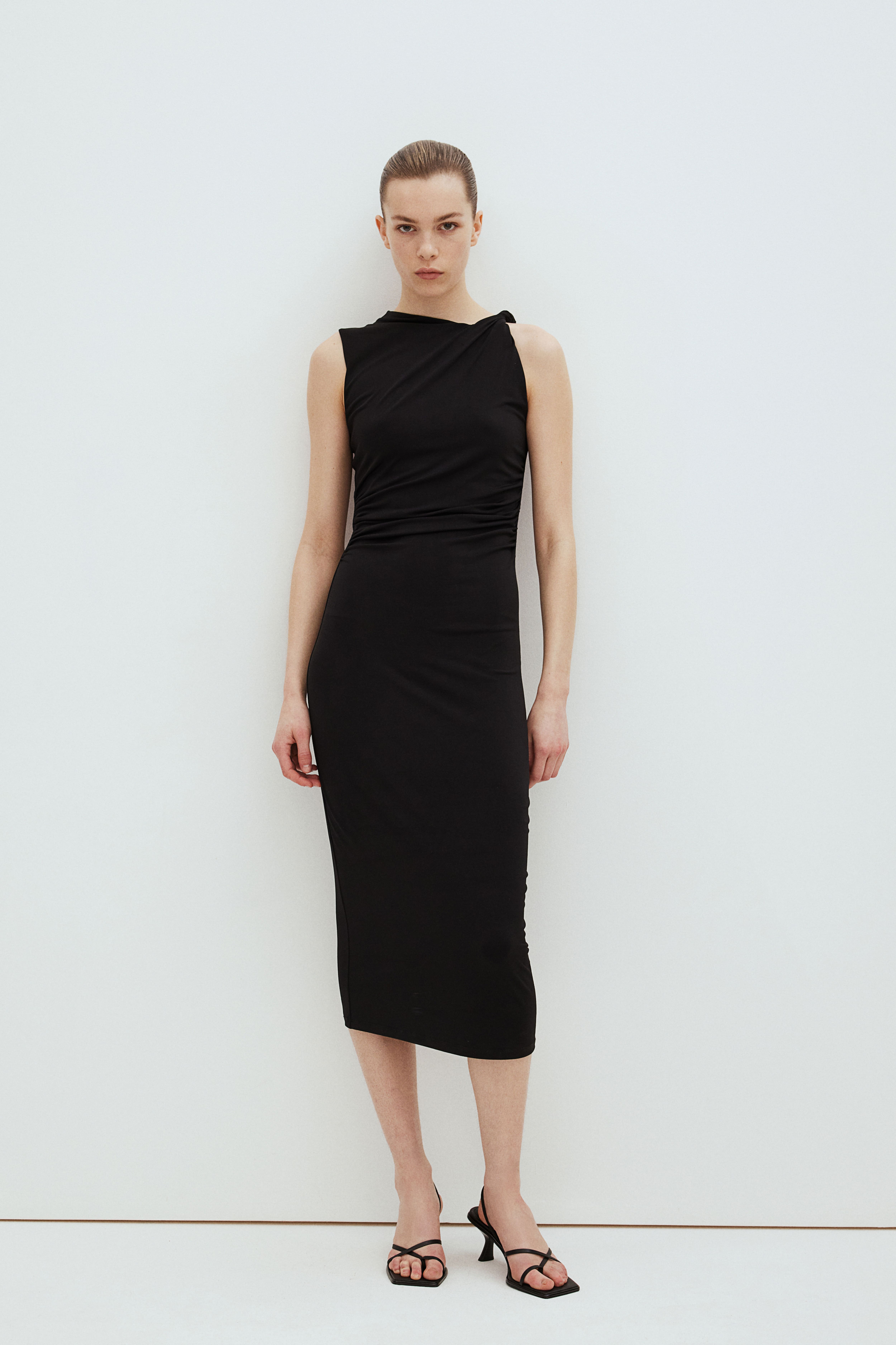 H&m bodycon midi dress online