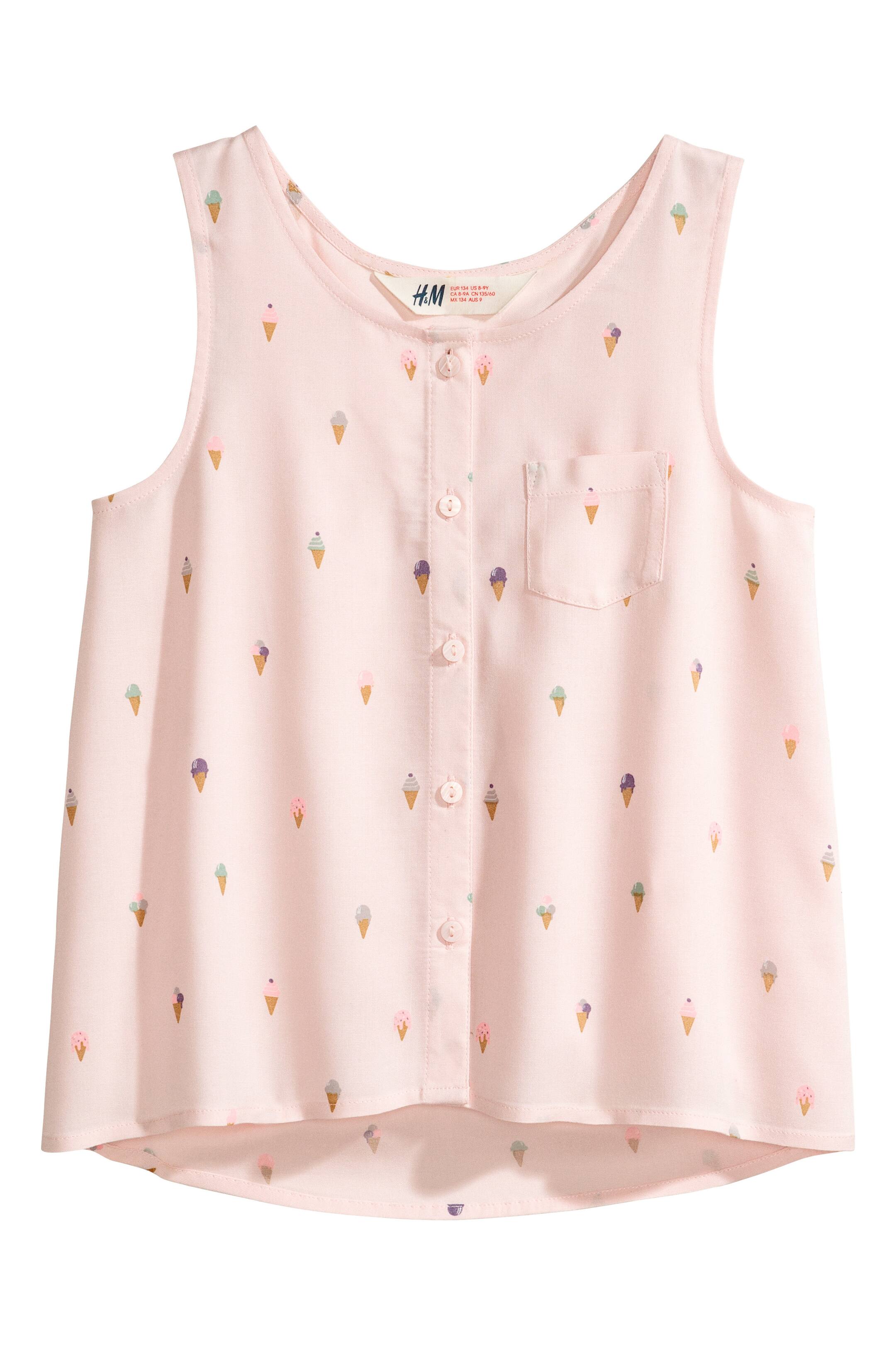 Agrandir l'image: Top sans manches - Rose clair/glace - ENFANT | H&M FR 1