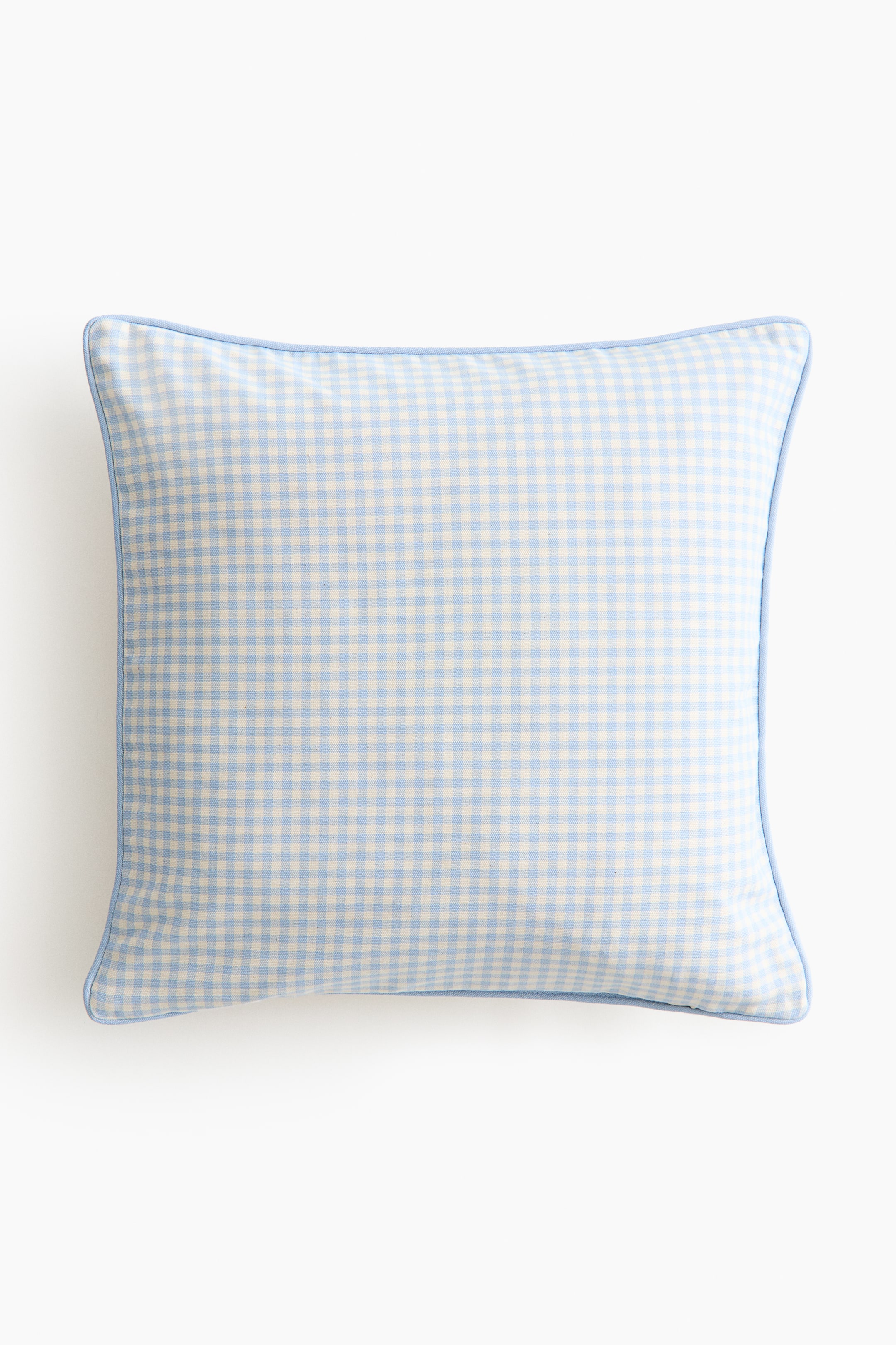 Print-Motif Canvas Cushion Cover