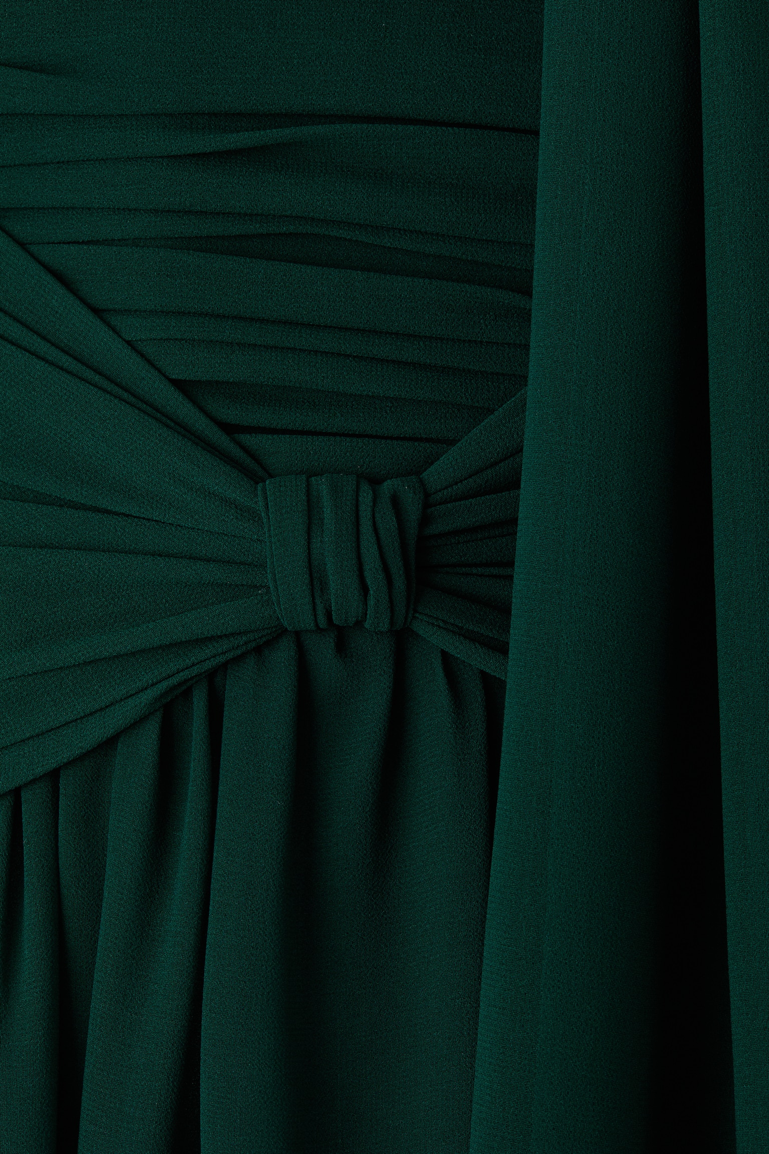 Женское платье H&M Scarf-Detail Chiffon, цвет: Зелёный / Чёрный — фото 3