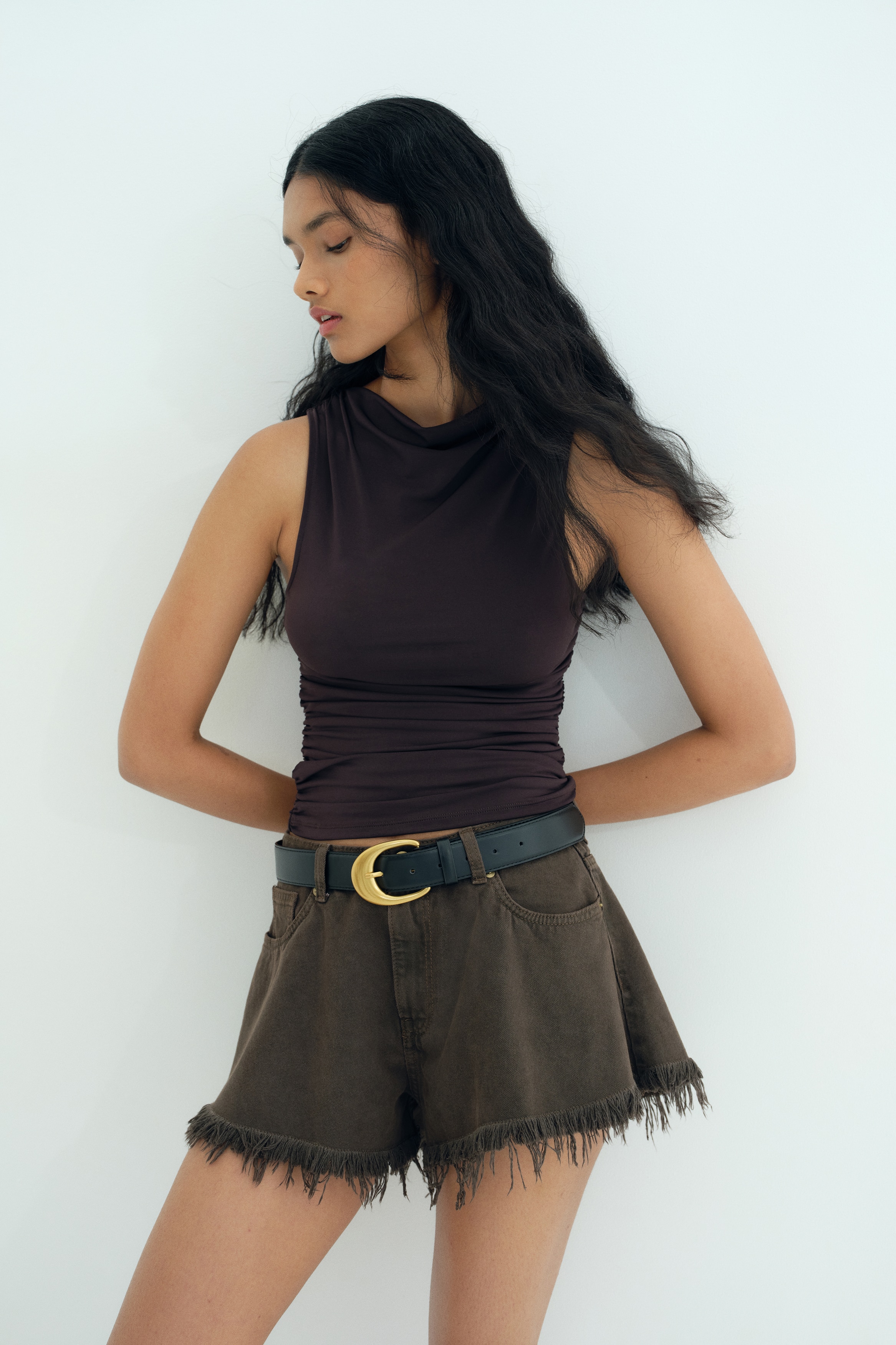 Draped top