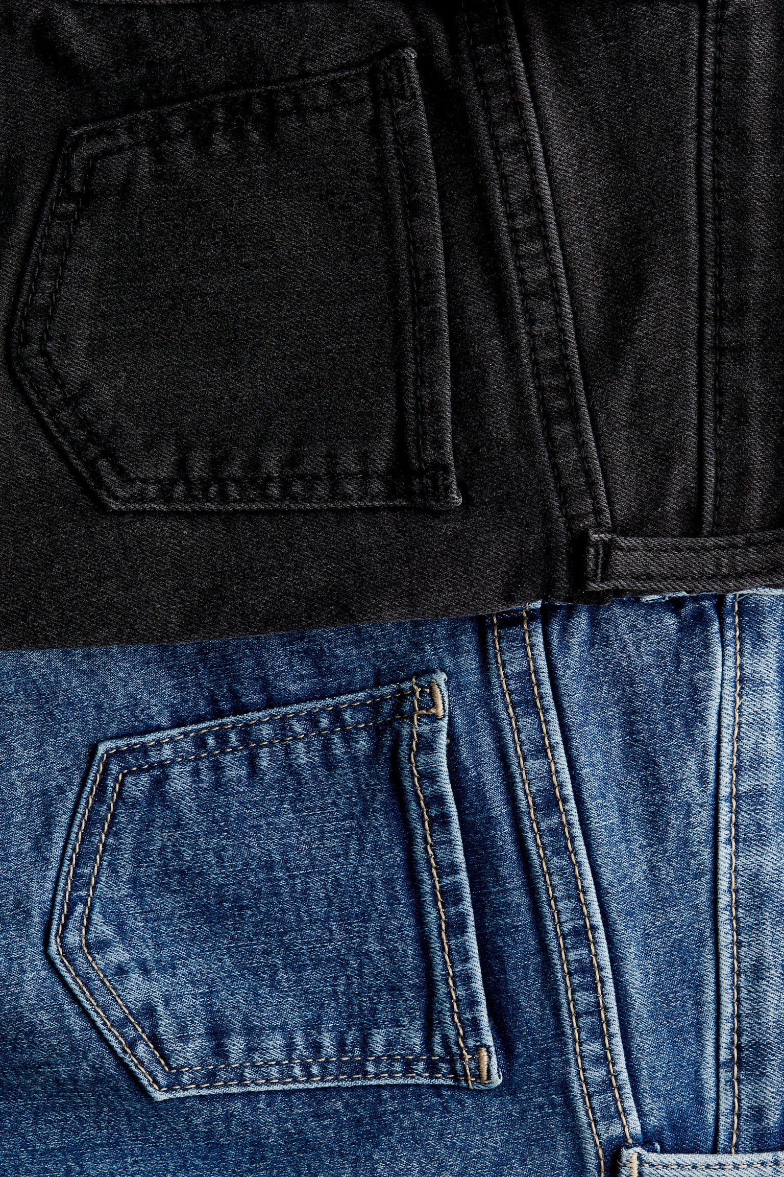 Lined Skinny Fit Jeans - Blu denim/nero denim/Light denim blue/Dark denim blue - 2