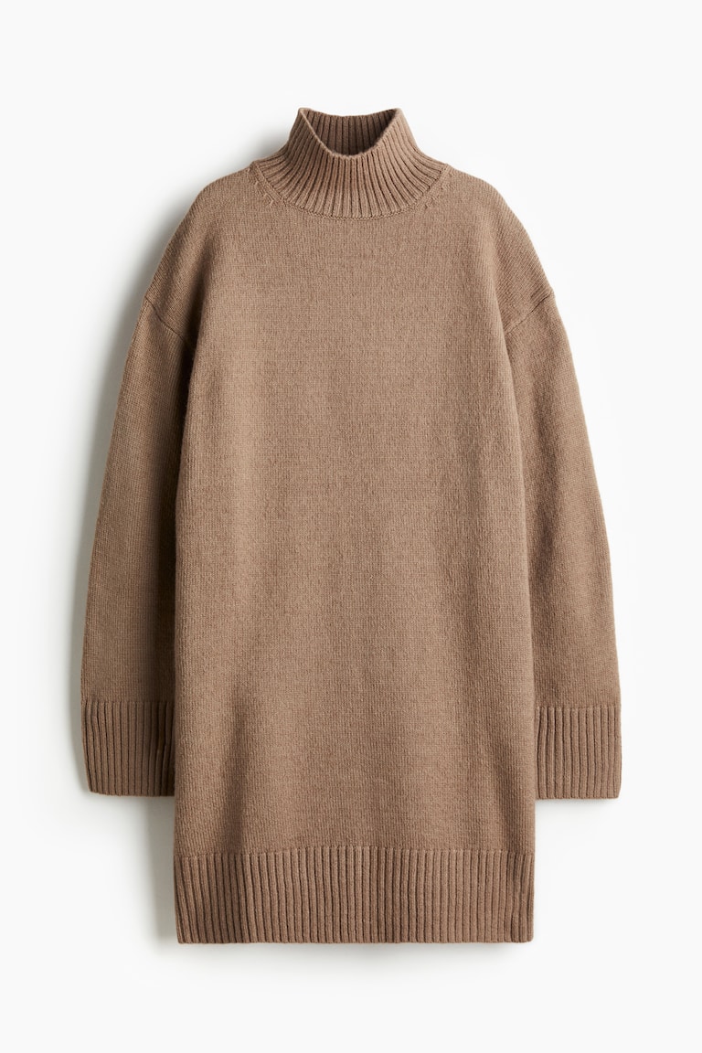 aje crescent knit midi dress Breeze Knit Midi Dress-CHOCOLATE / XXS main image 0