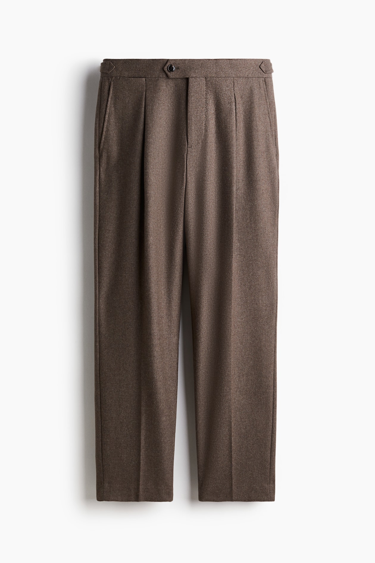 Regular Fit Tailored trousers - Dark beige - Men | H&M GB