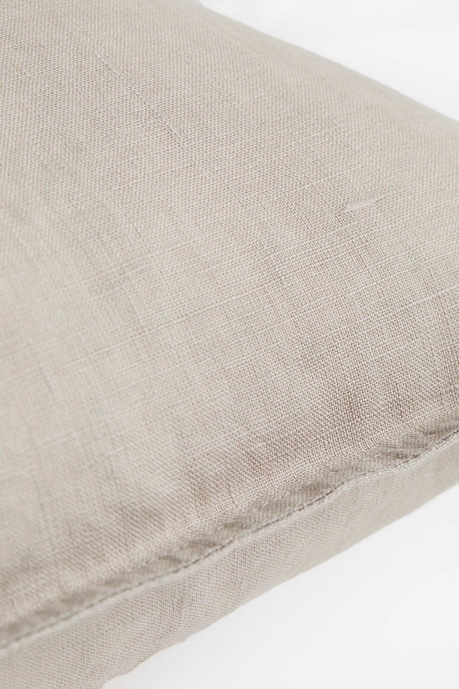 Washed linen pillowcase - Beige/Light grey/White - 3