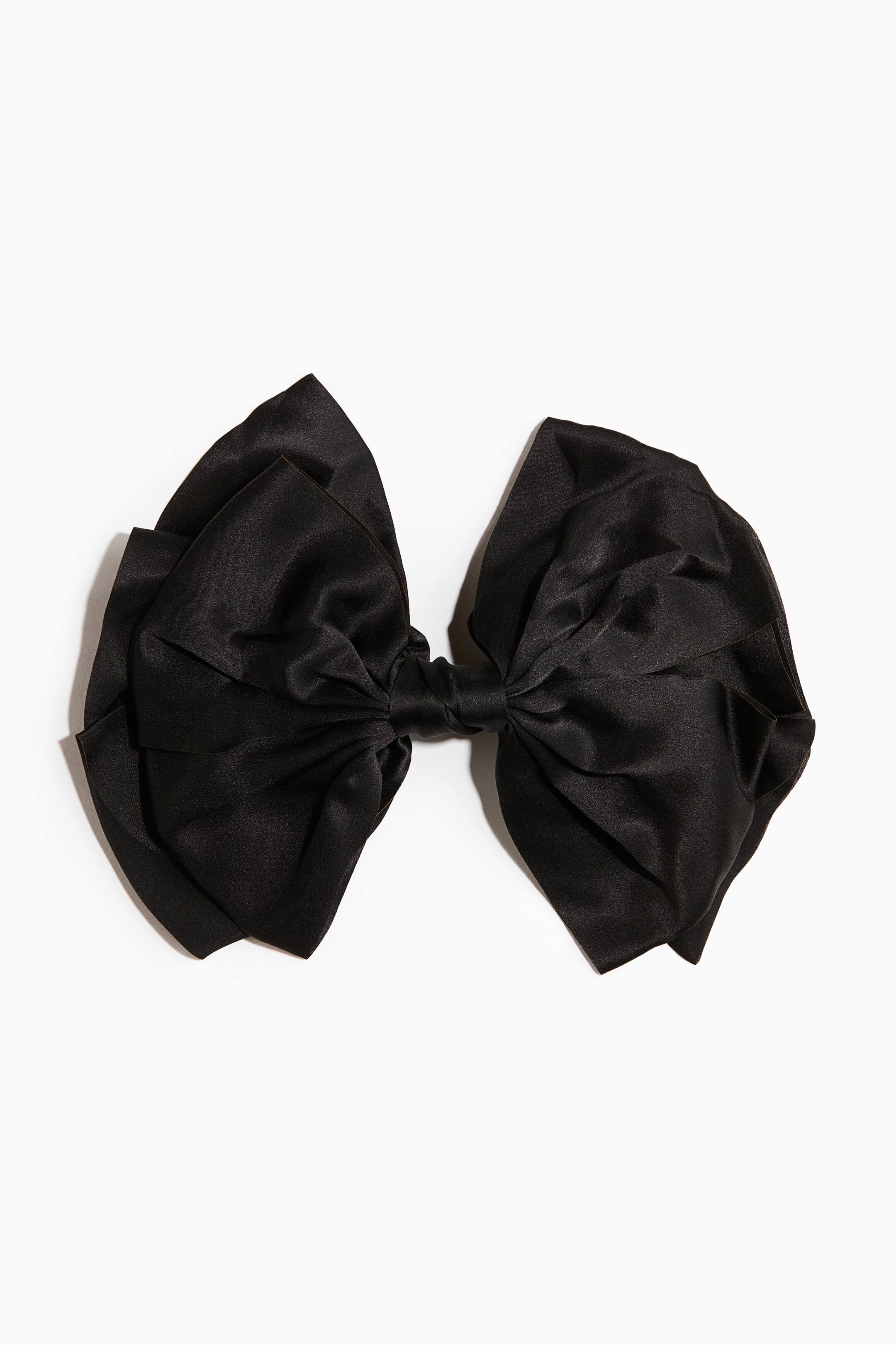 View larger image: Silk bow hair clip - Black - Ladies | H&M 1