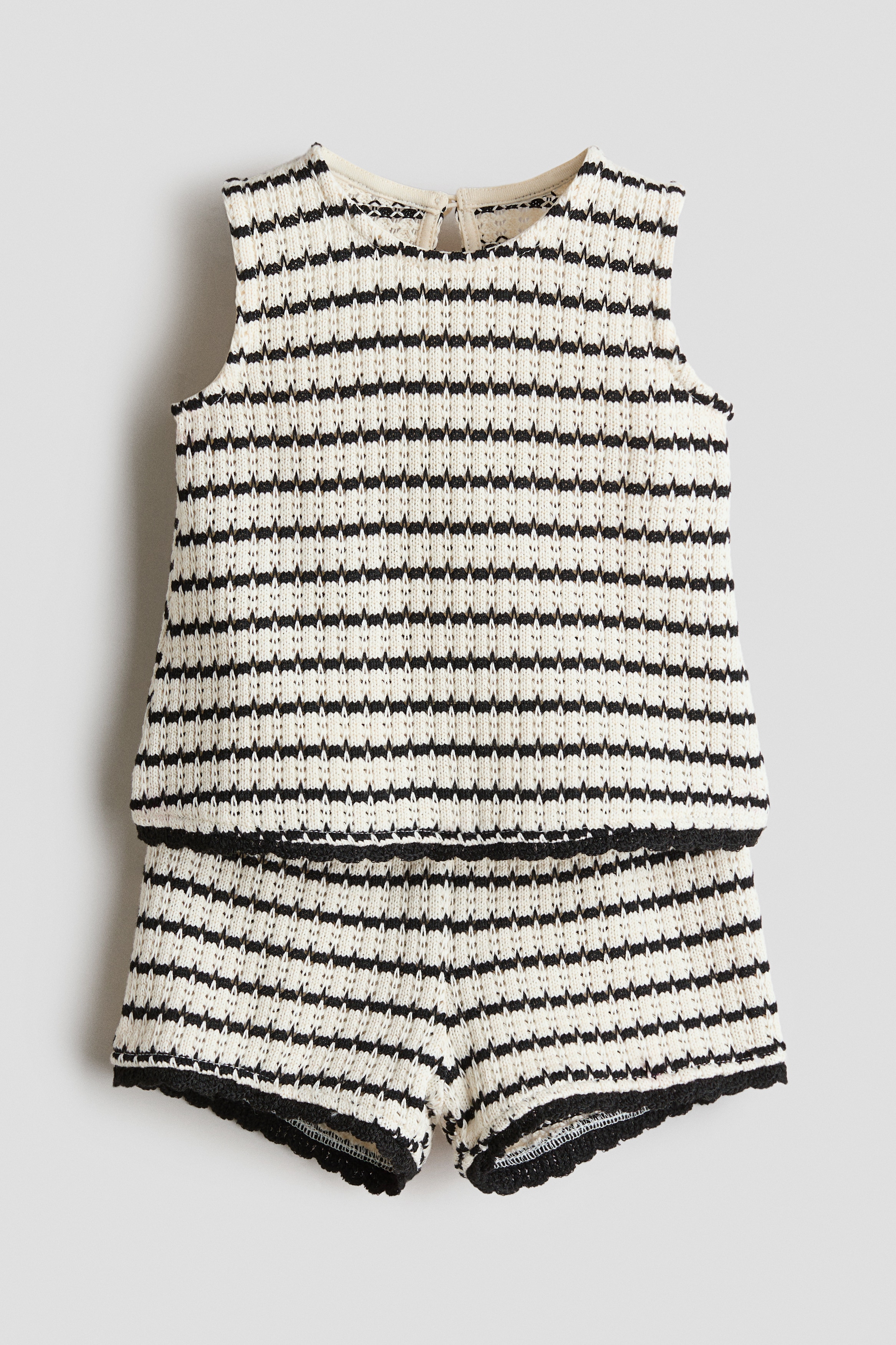 2-piece textured-knit set