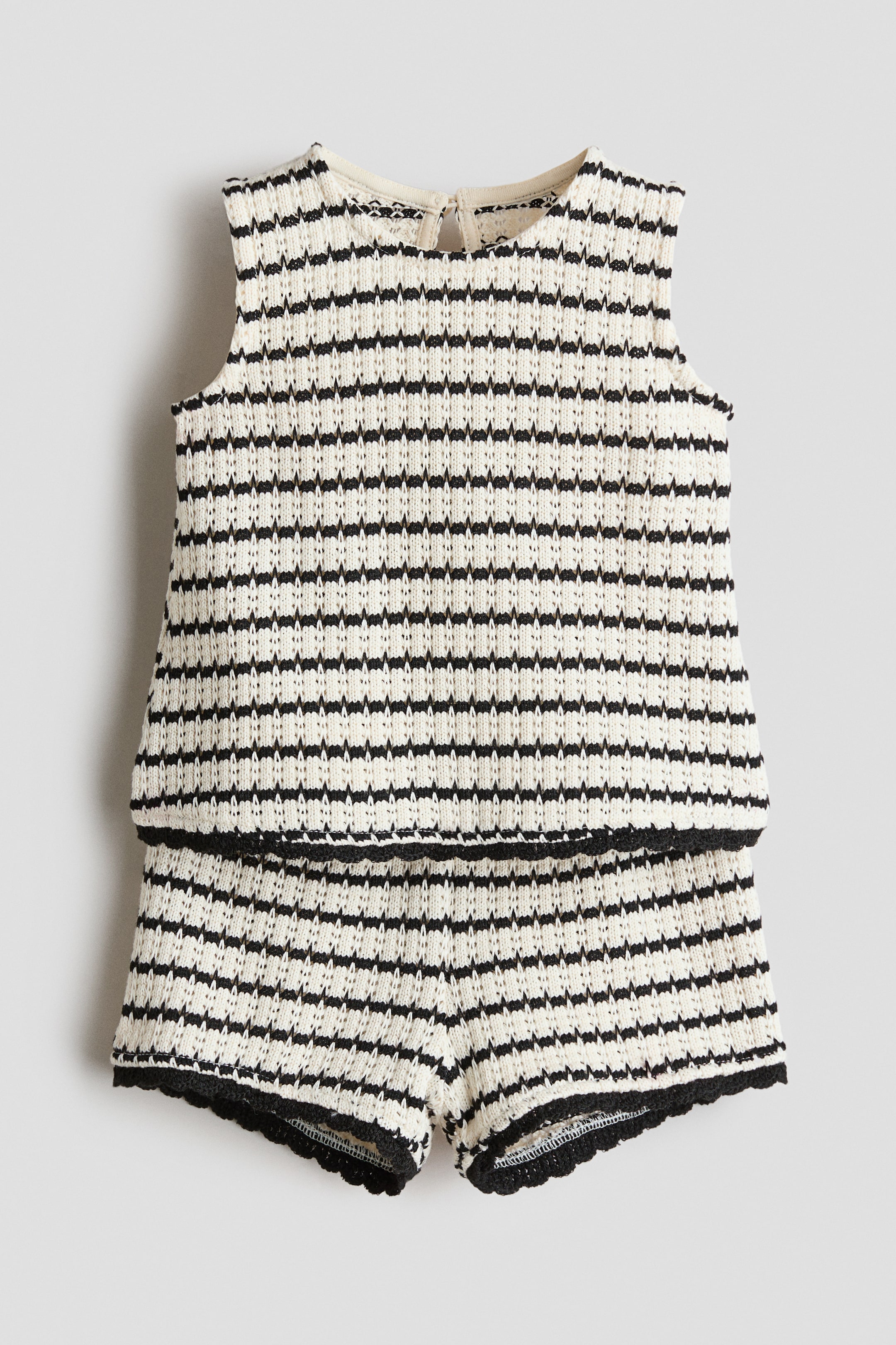 2-Piece Textured-Knit Set