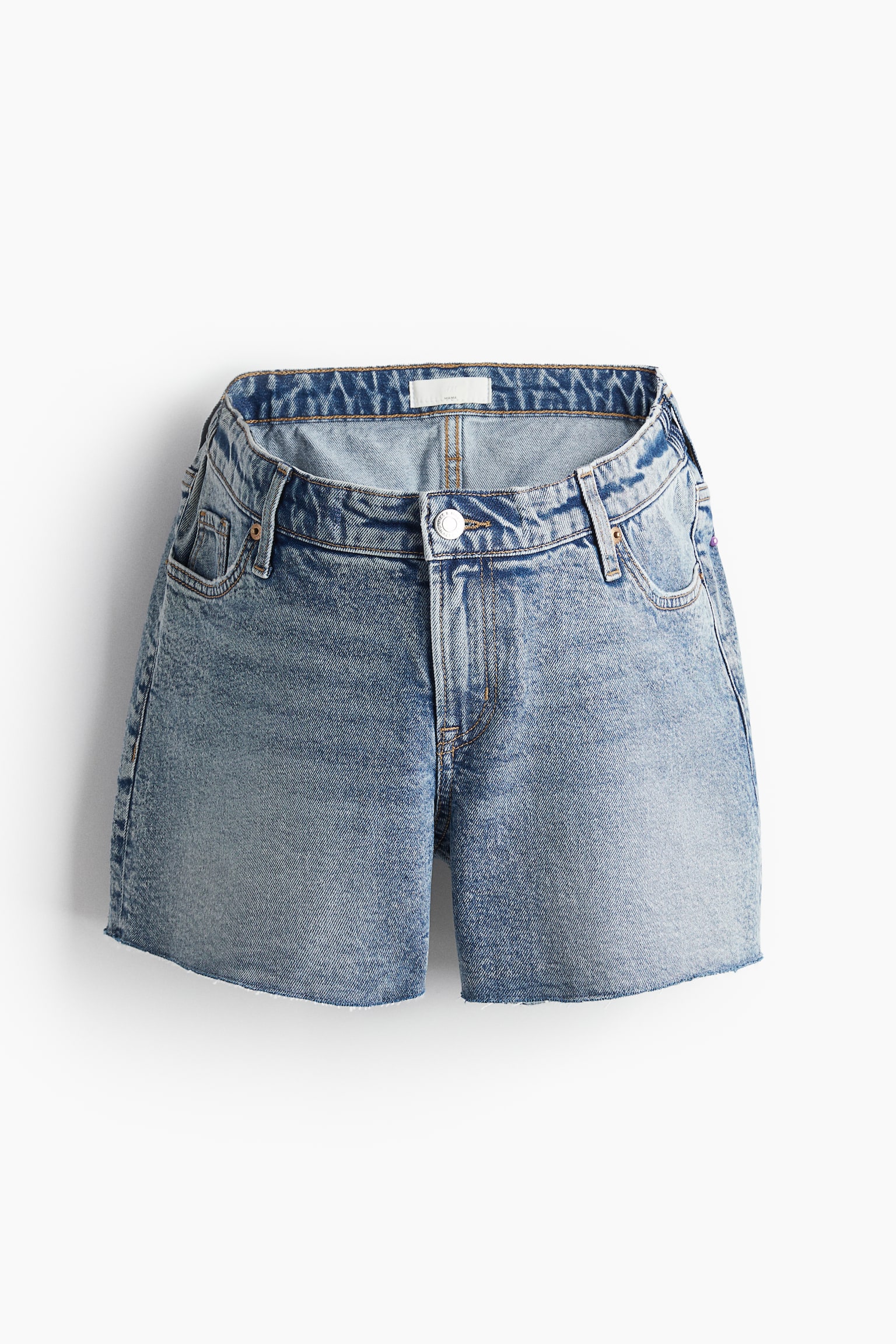 MAMA Before & After Denim Shorts - Denim blue/Dark grey - 2