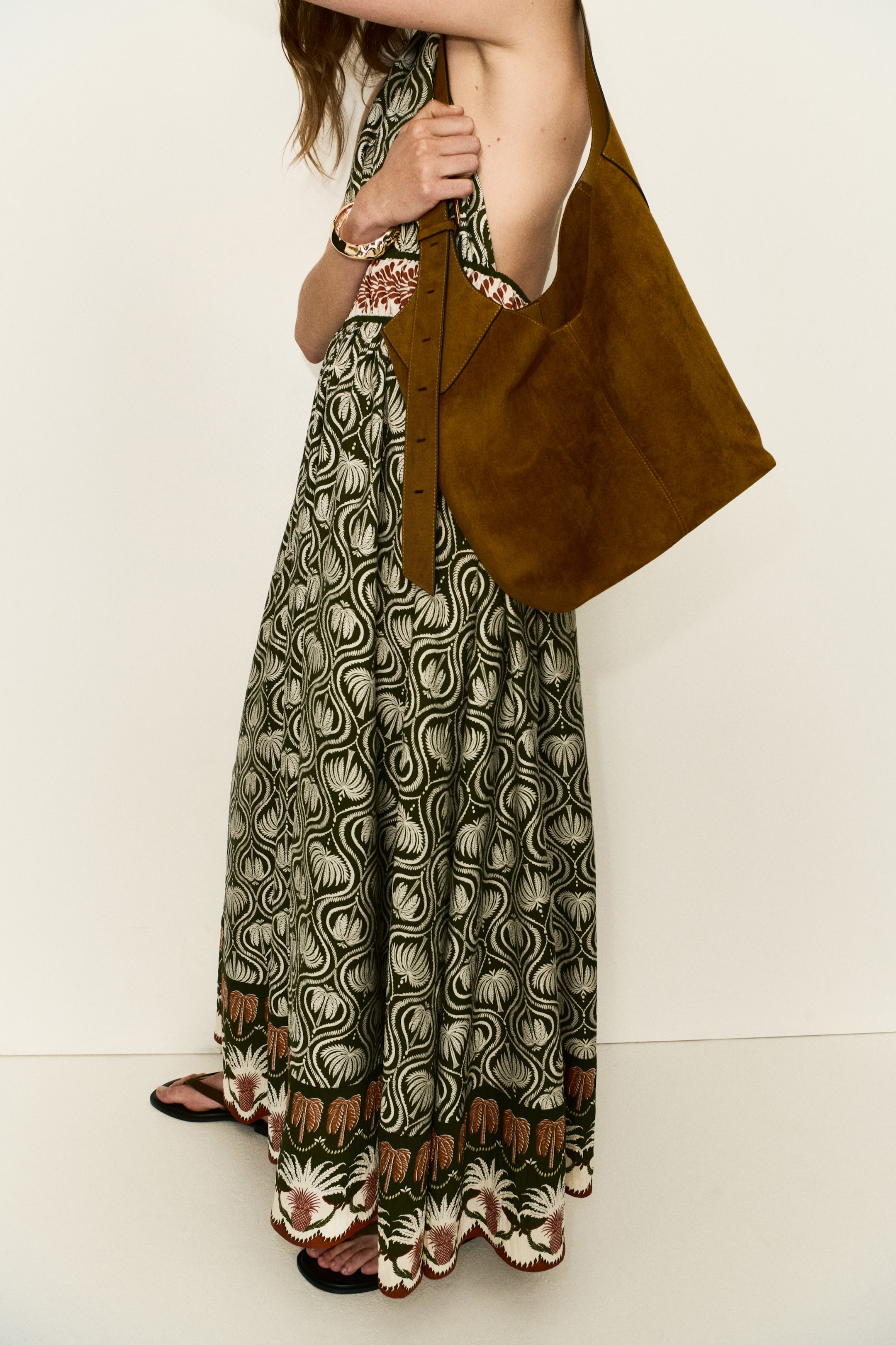 Flared Halterneck Dress