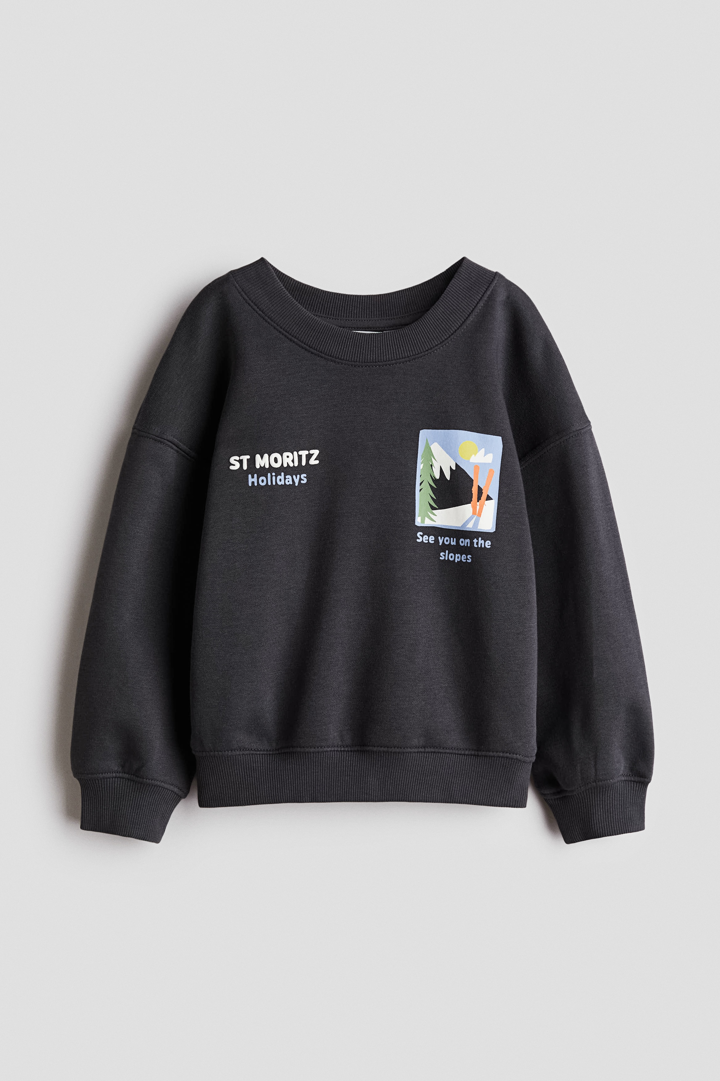 Sweat imprimé - Gris foncé/St Moritz/Crème/noir/Beige clair/NASA/Vert/London/Beige clair/sports/Rayures vertes/dinosaure/Rouge/Brooklyn/Bleu marine/Club de Tennis/Gris foncé/Football Legend/Bleu marine/dinosaure/Crème/T-Rex/Gris chiné/Saturn/Dark green/Striped/Beige clair/chien/Blanc/tricératops/Bleu foncé/Arizona/Bleu marine/Dino Running Club