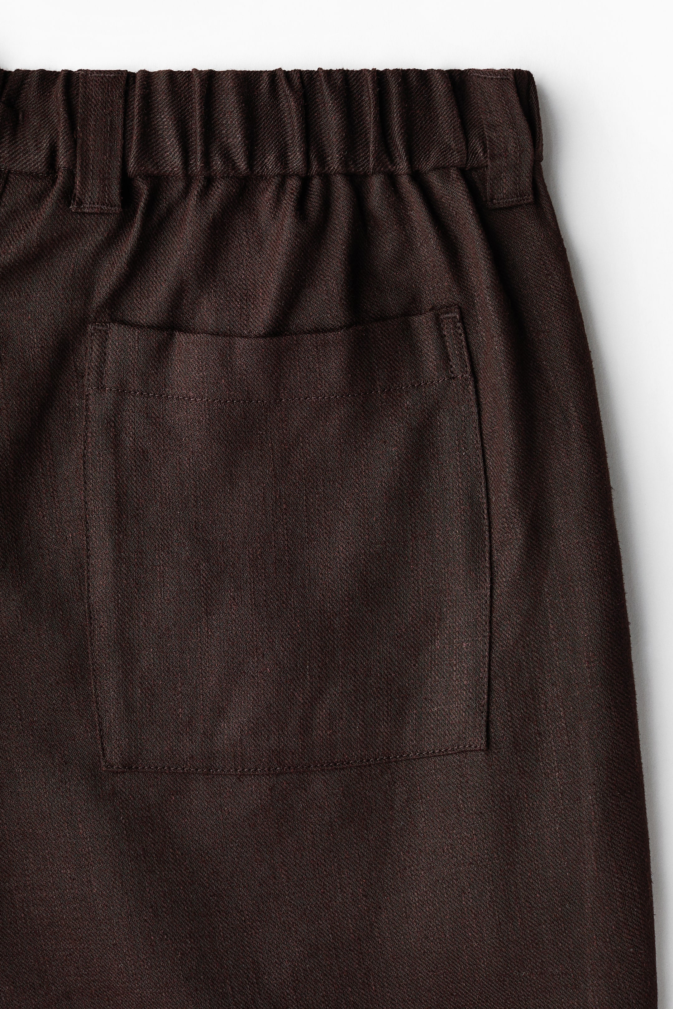 Relaxed-Fit Linen-Blend Pants