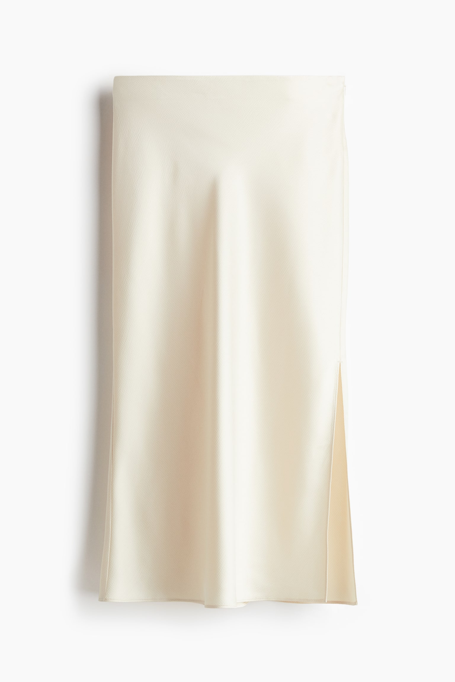 Crêpe Satin Skirt - Cream/Black/Bright red/Light khaki green - 2