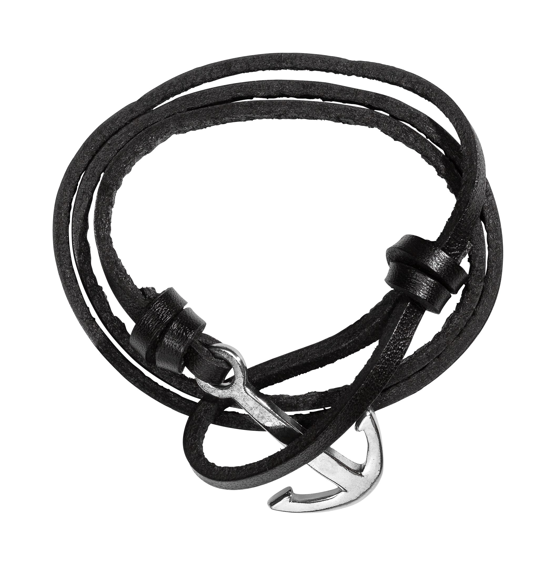   メンズ ブラック レザー ブレスレット M Ma+ レザー ブレスレット | ゴールドトーン | FARFETCH JP