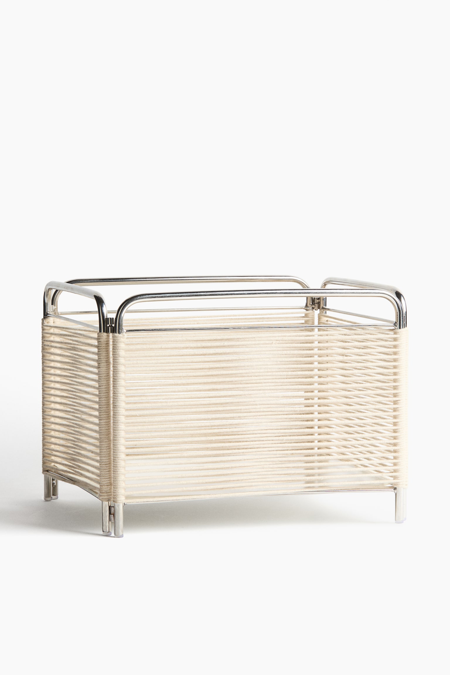 Foldable storage basket - Beige - 4