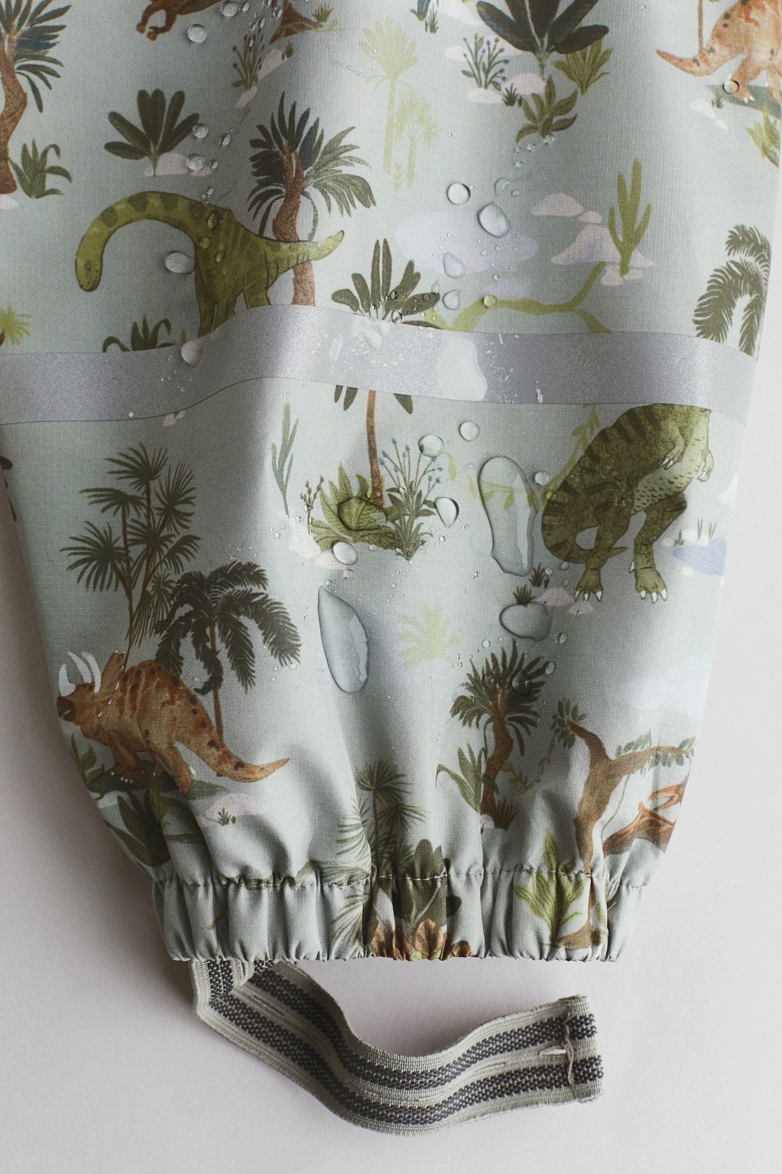Rain trousers - Light khaki green/Dinosaurs/Light dusty pink/Unicorns/Blue/Dinosaurs/Beige/Leopard print - 2