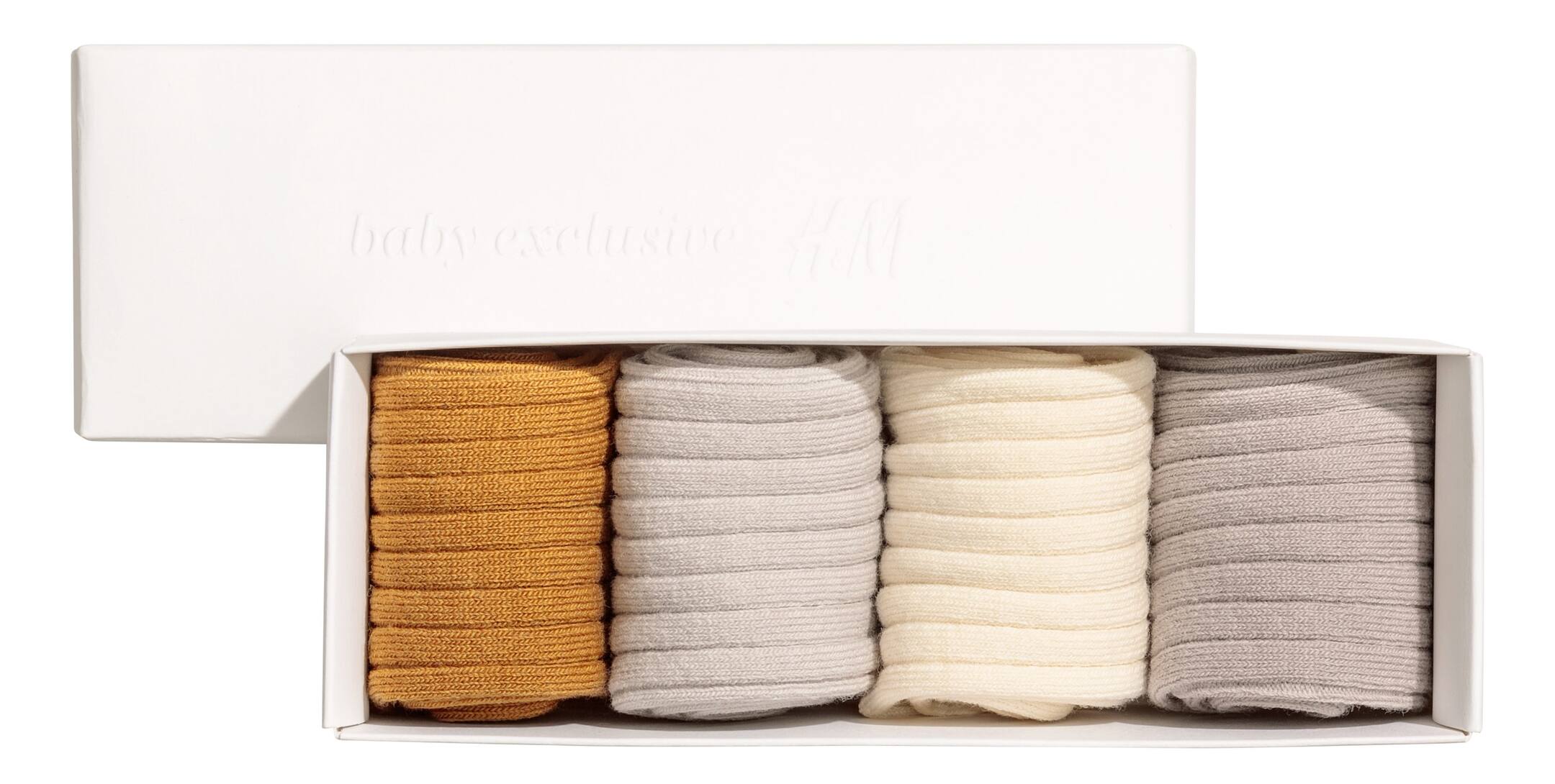 View larger image: 4-pack wool-blend socks - Beige/Camel - Kids | H&M GB 1