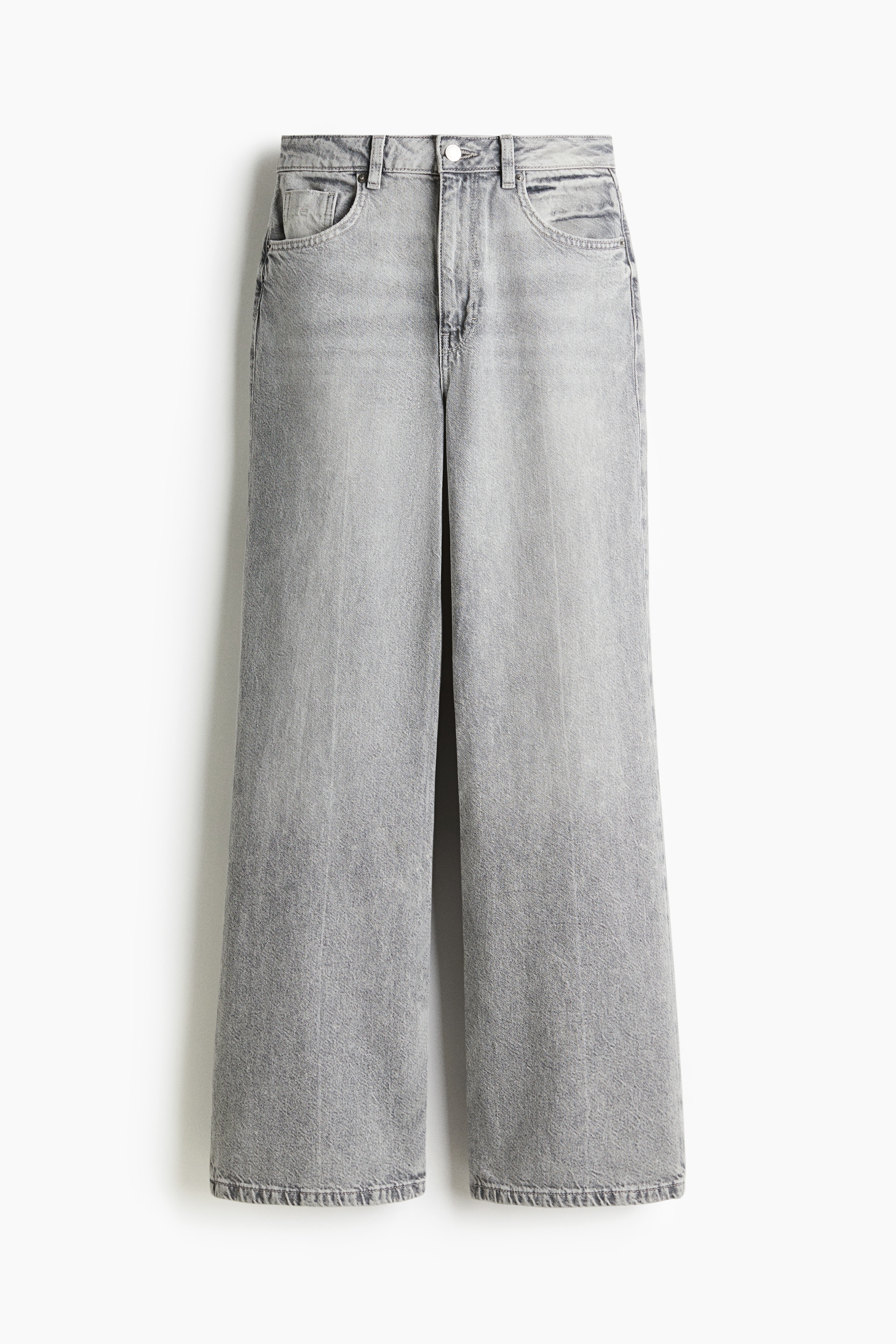 ワイドウルトラハイデニム - グレー - レディース | H&M JP