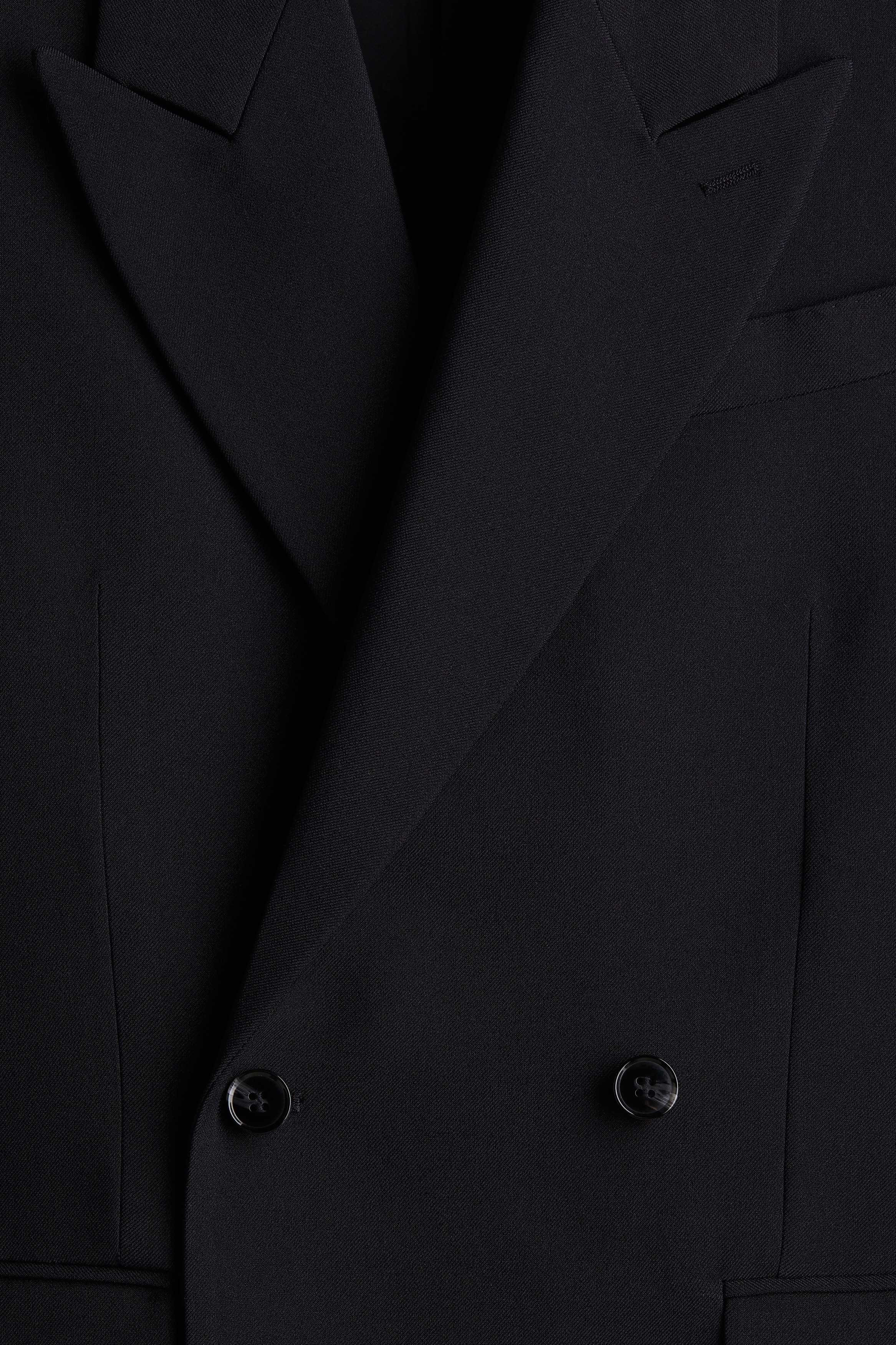 Blazer Homme H&M Marine Avec Boutons Détail - Taille L, Occasion Très Bon état