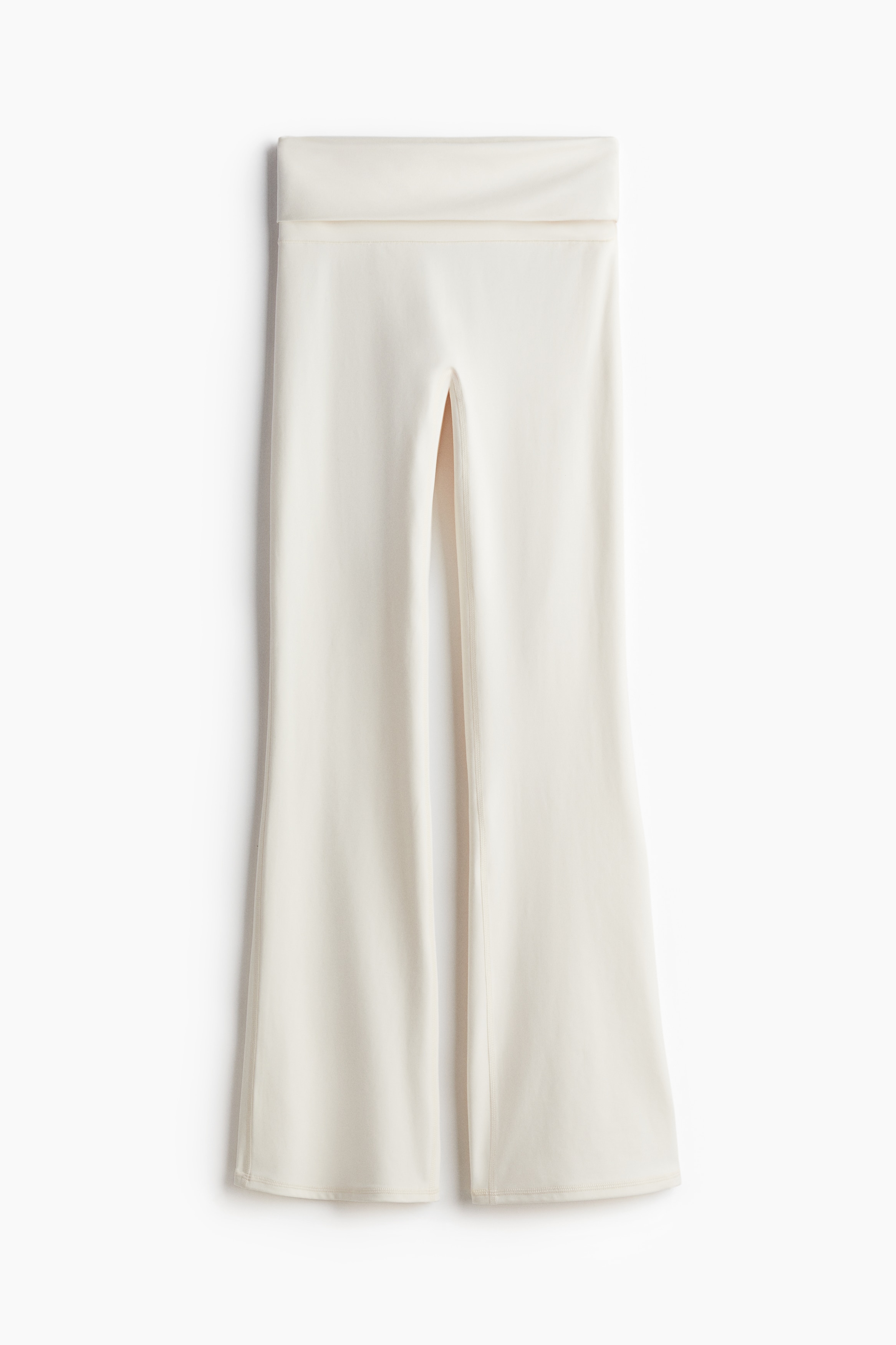 H&M Move - Ladies - White Flared yoga leggings with SoftMove™ - Size: L