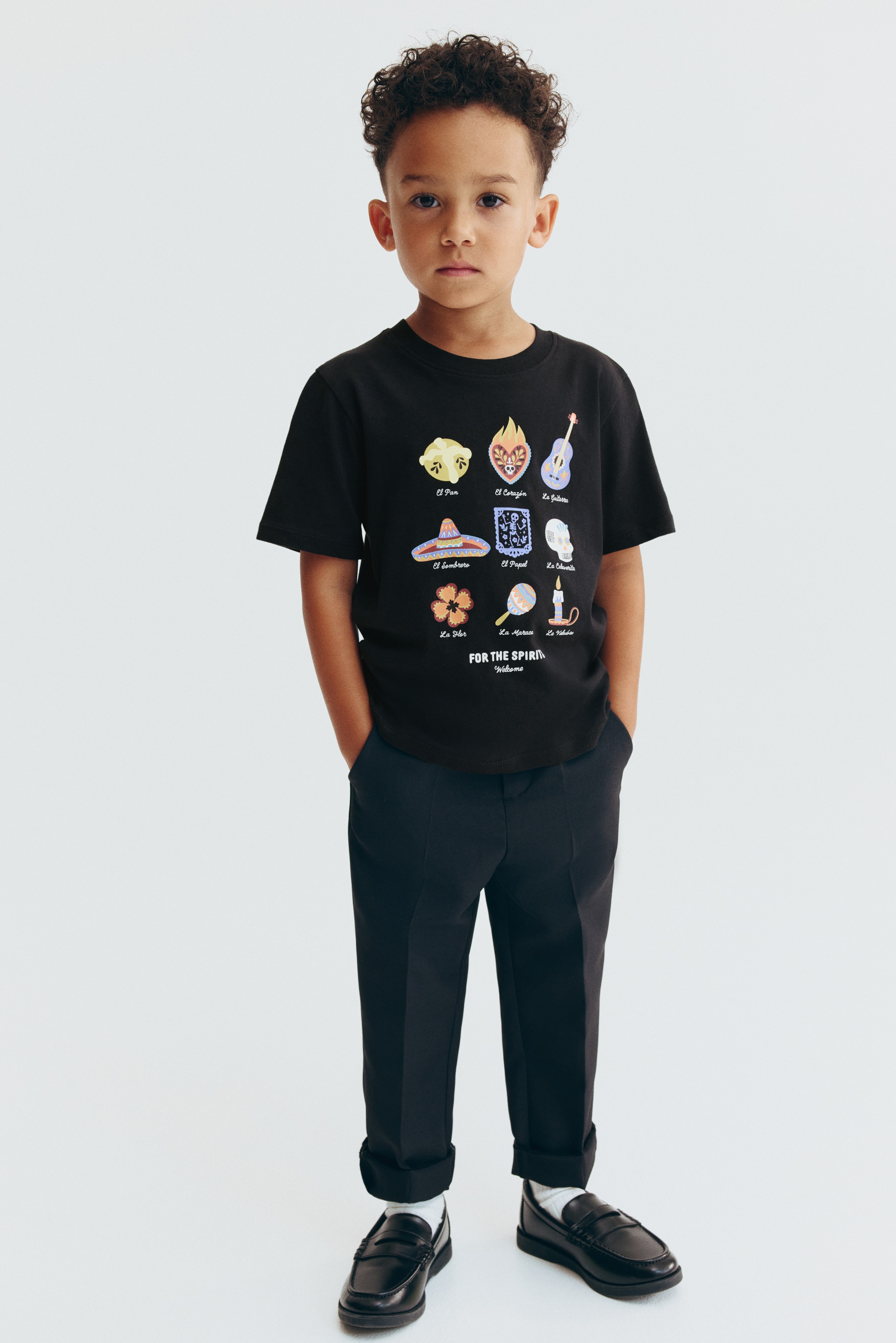 Cotton T-Shirt with Printed Motif by H&M