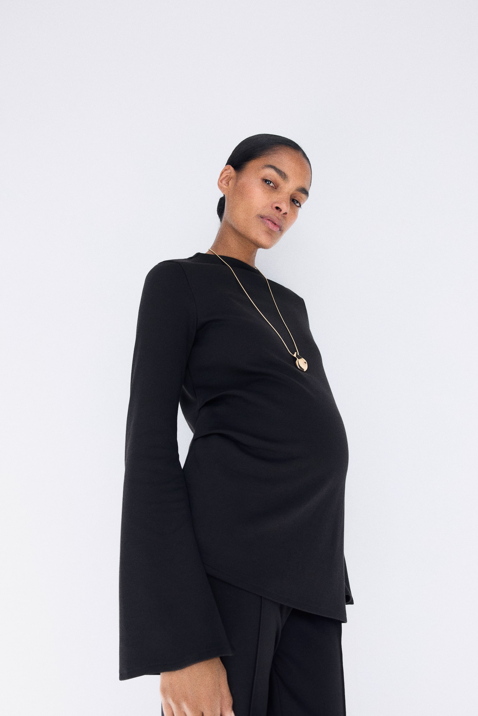 Комплект для беременных H&M Mama из джерси, 2 предмета, цвет: Чёрный — фото 3