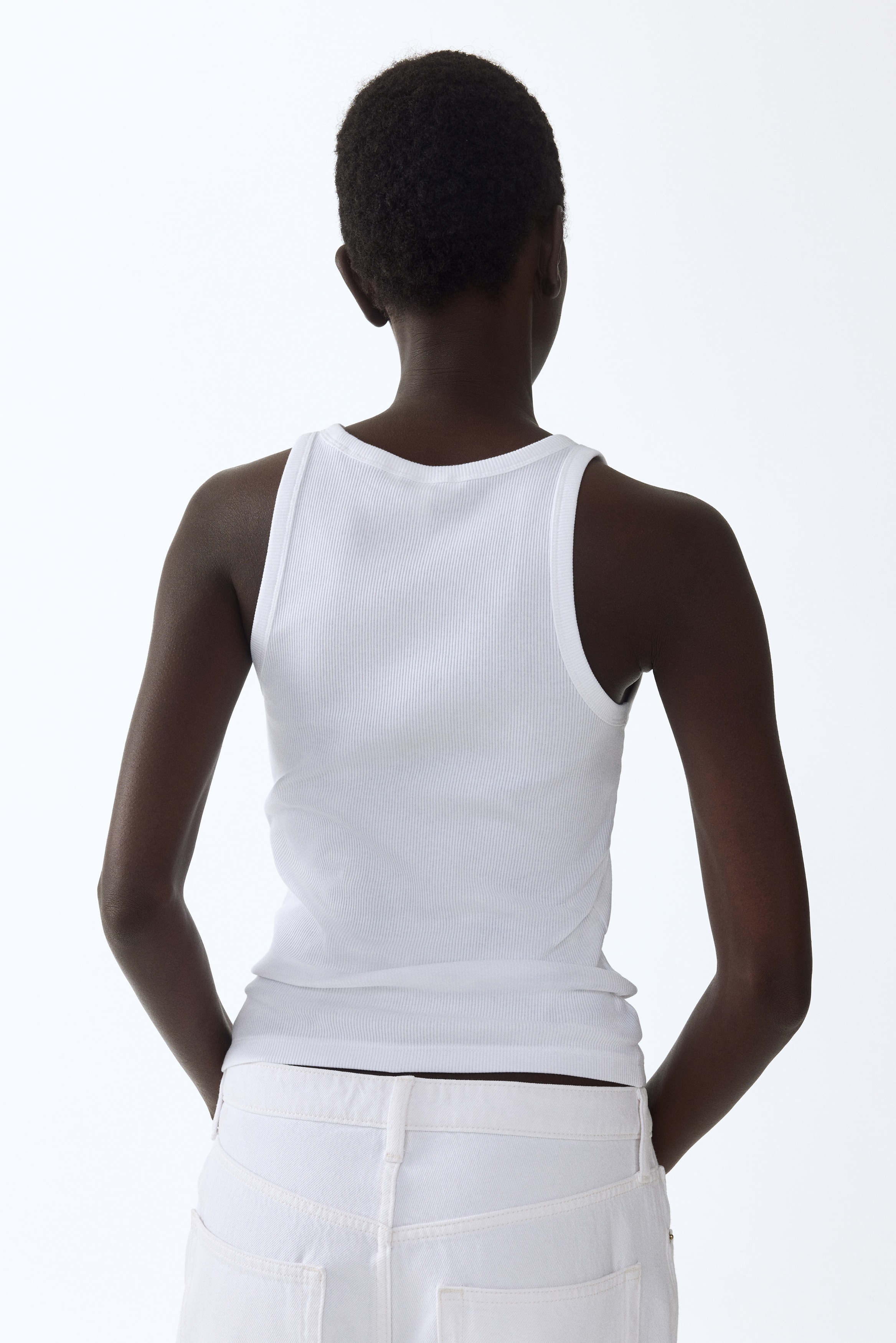 Ribbed Cotton Tank Top - thumbnail 10