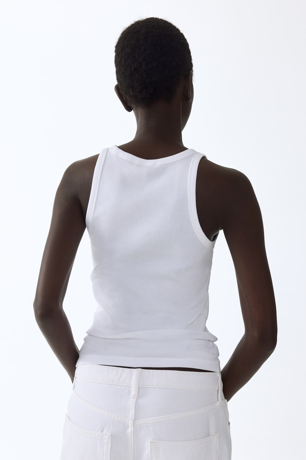 Ribbed Cotton Tank Top - image 5