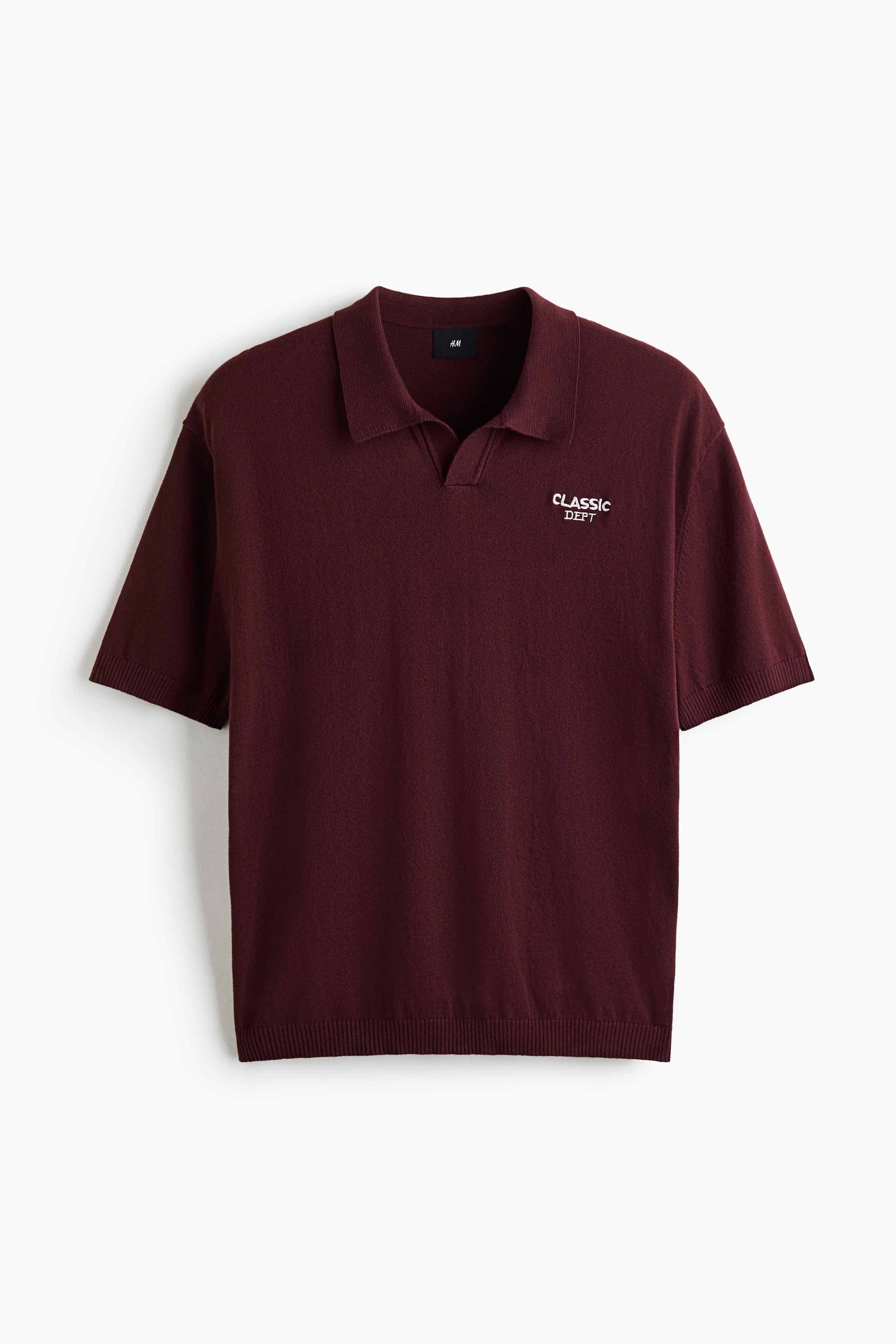 Loose Fit Knitted polo shirt
