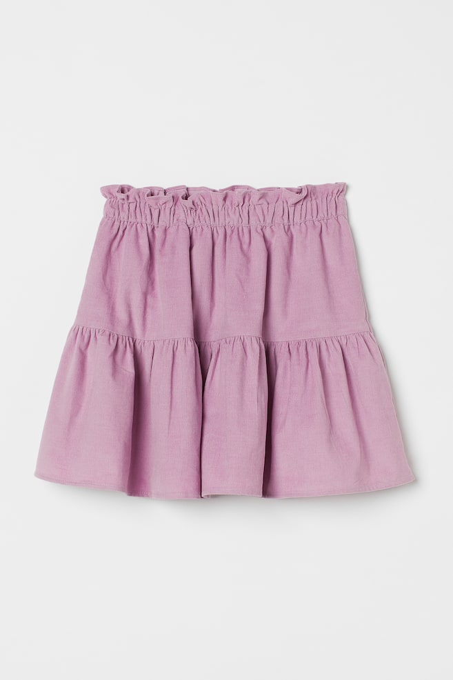 Flared skirt - Lilac pink - 1