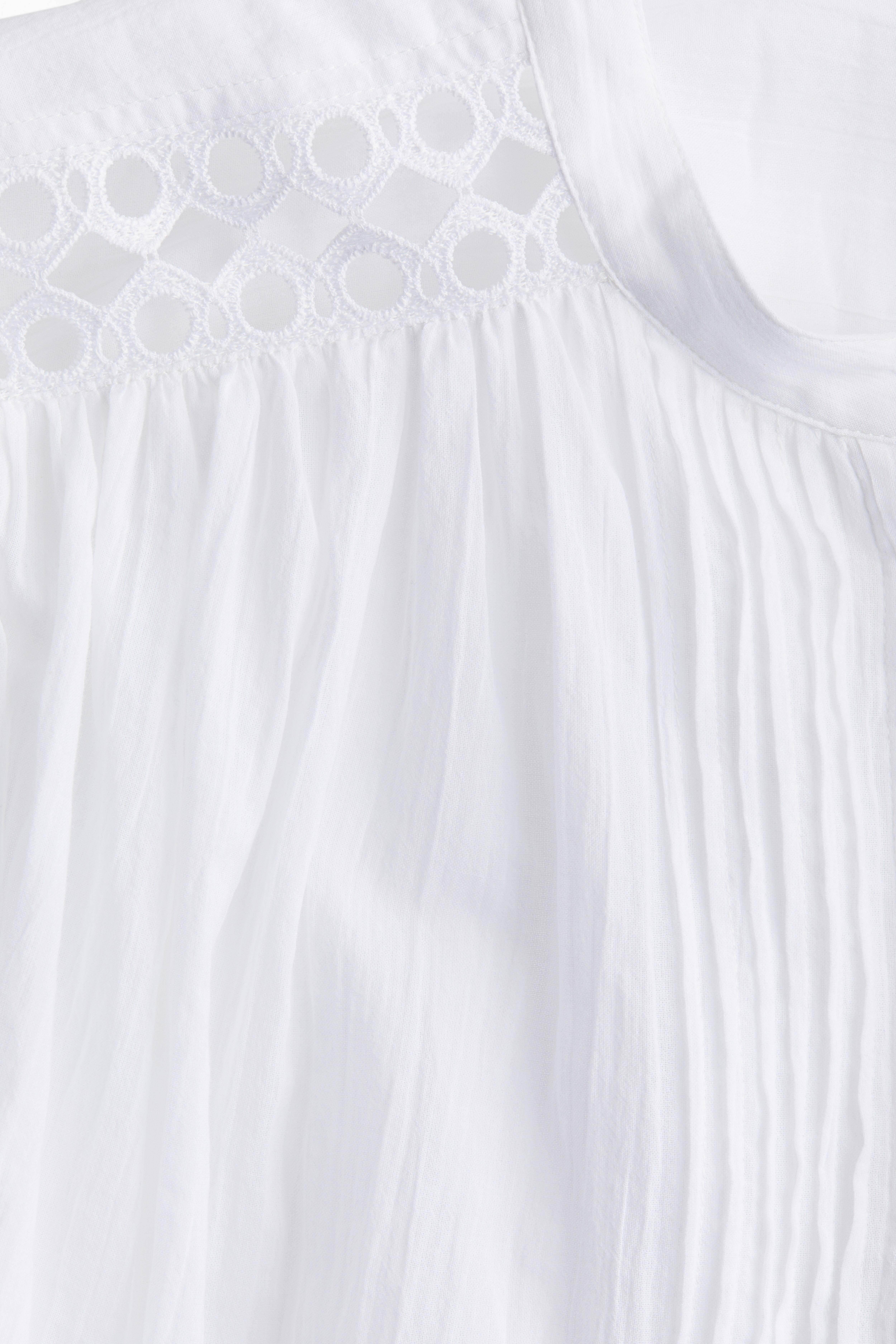Camicetta Dirndl Amalia In Pizzo - Donna - Cotone - Colore Nero (Taglia 44)