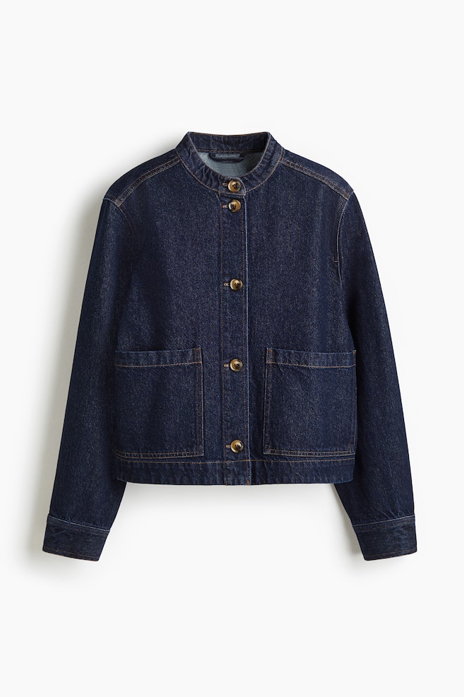 Twill Jacket - Dark denim blue - 1