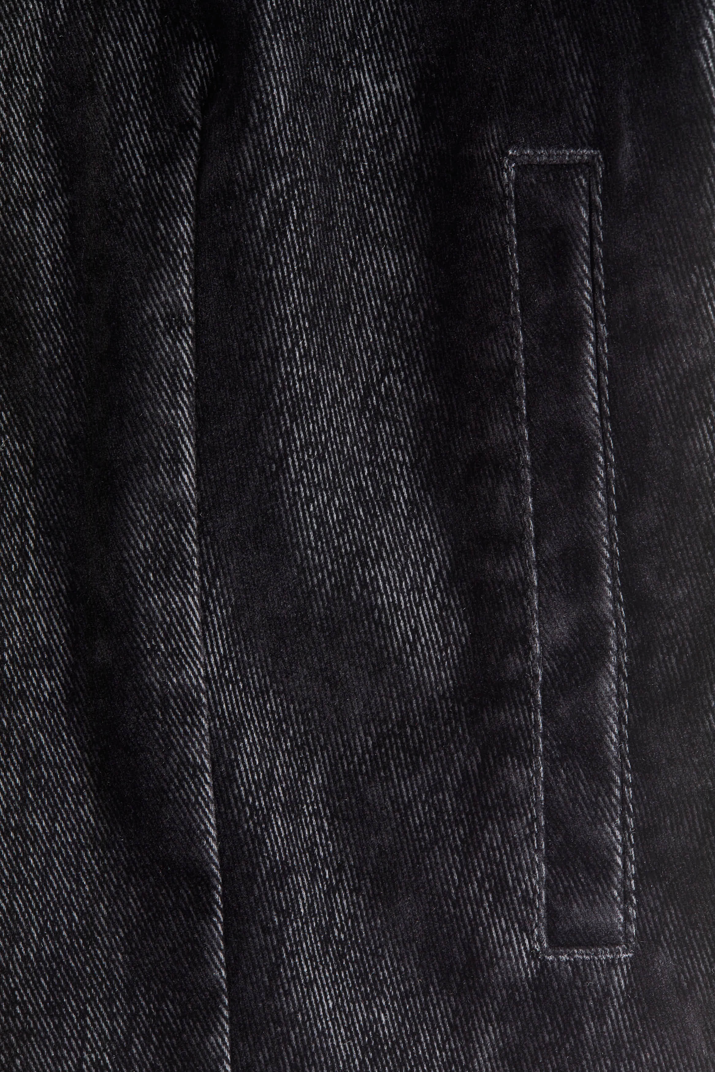Flocked denim jacket