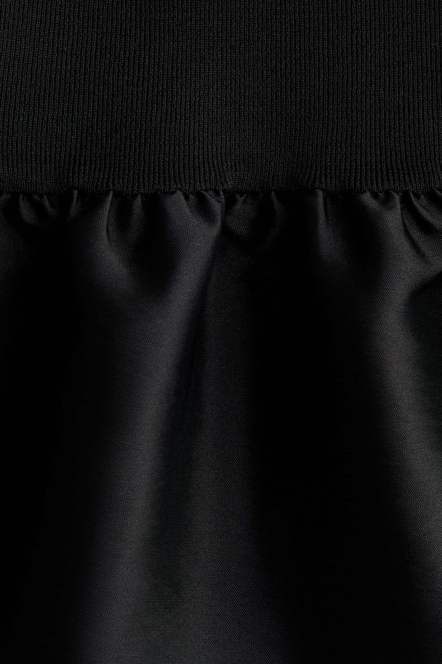 Vestido tejido - Negro/Rojo - 2