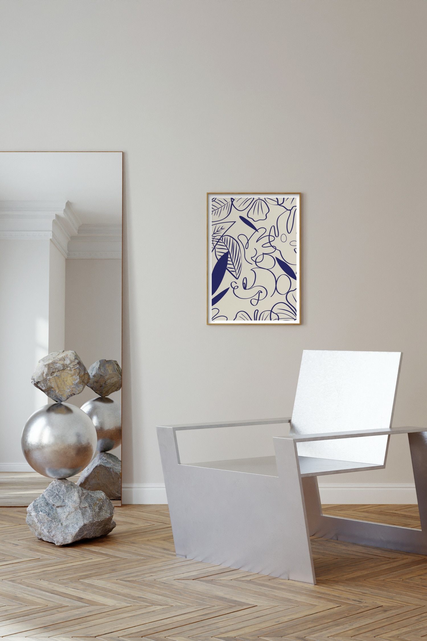 Disney - Blue Leaves Mickey - Mickey Mouse