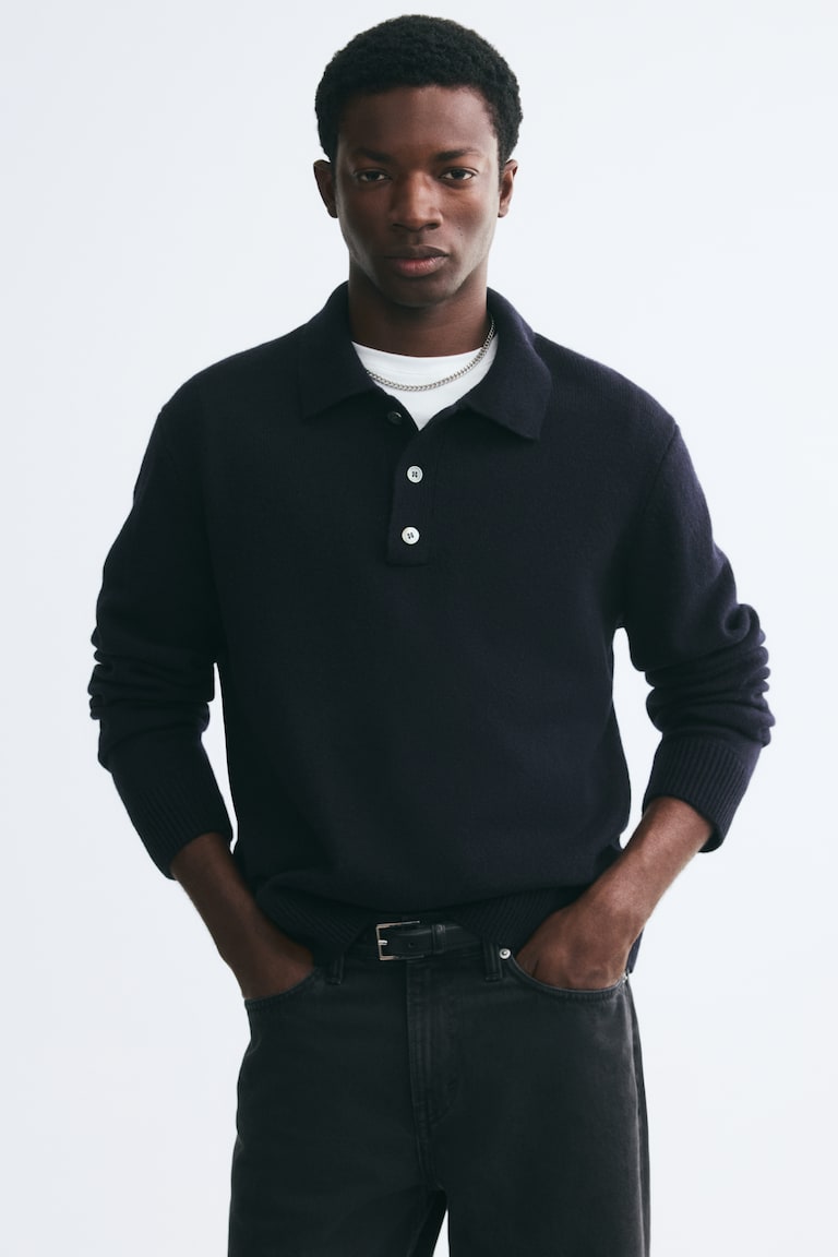 Pletena polo majica Regular Fit