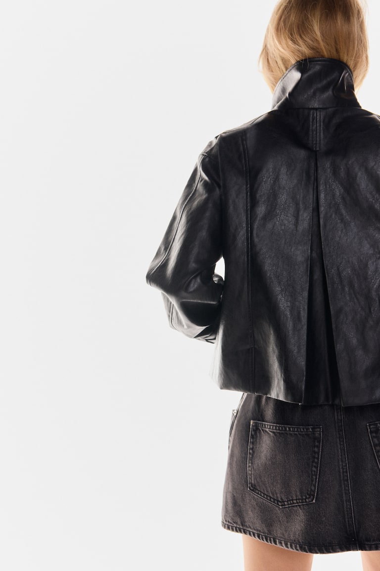 Aviator jacket Black Ladies H&M IN