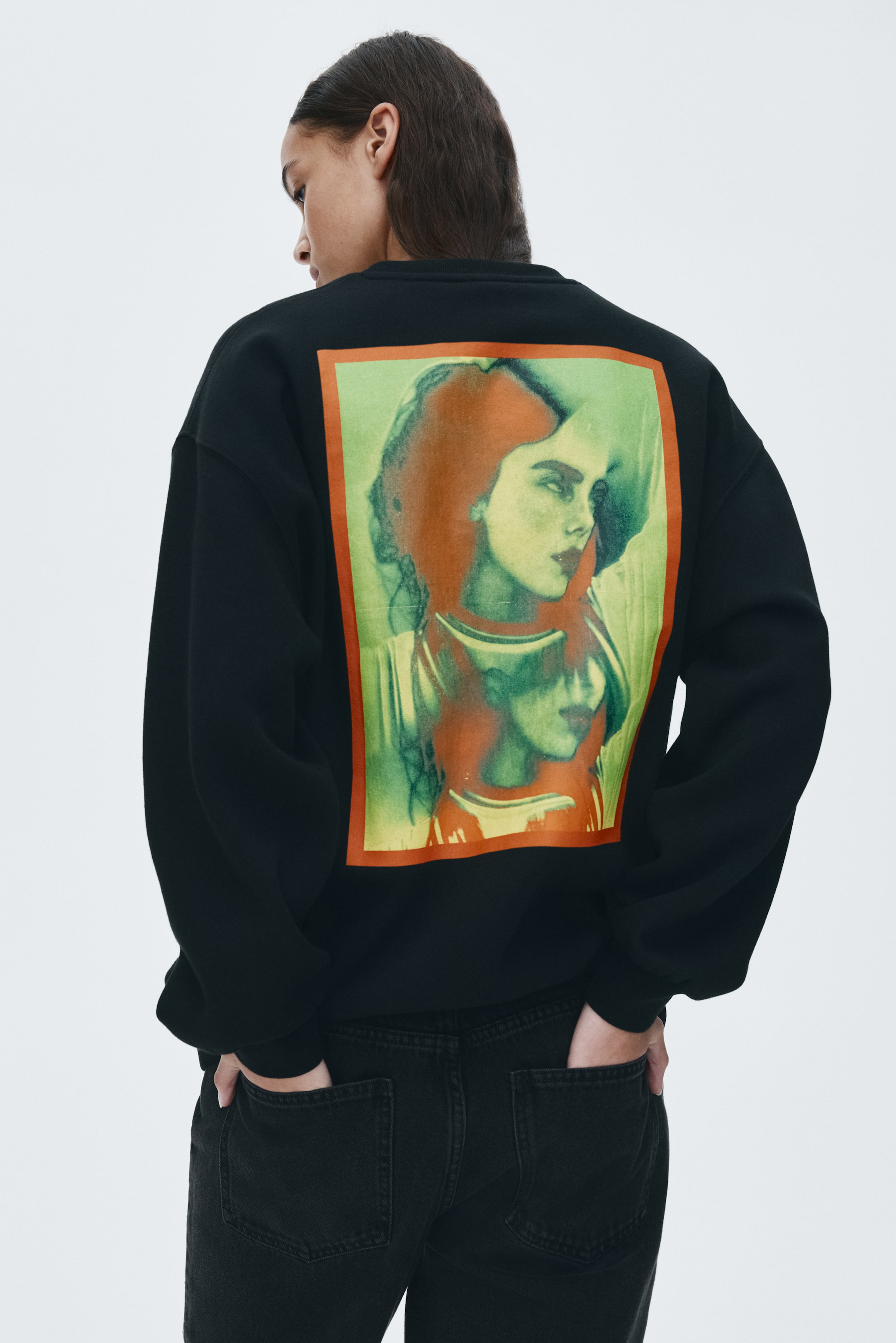Voir une image plus grande: Chandail en molleton à motif imprimé - Noir/Billie Eilish - FEMME | H&M CA 3