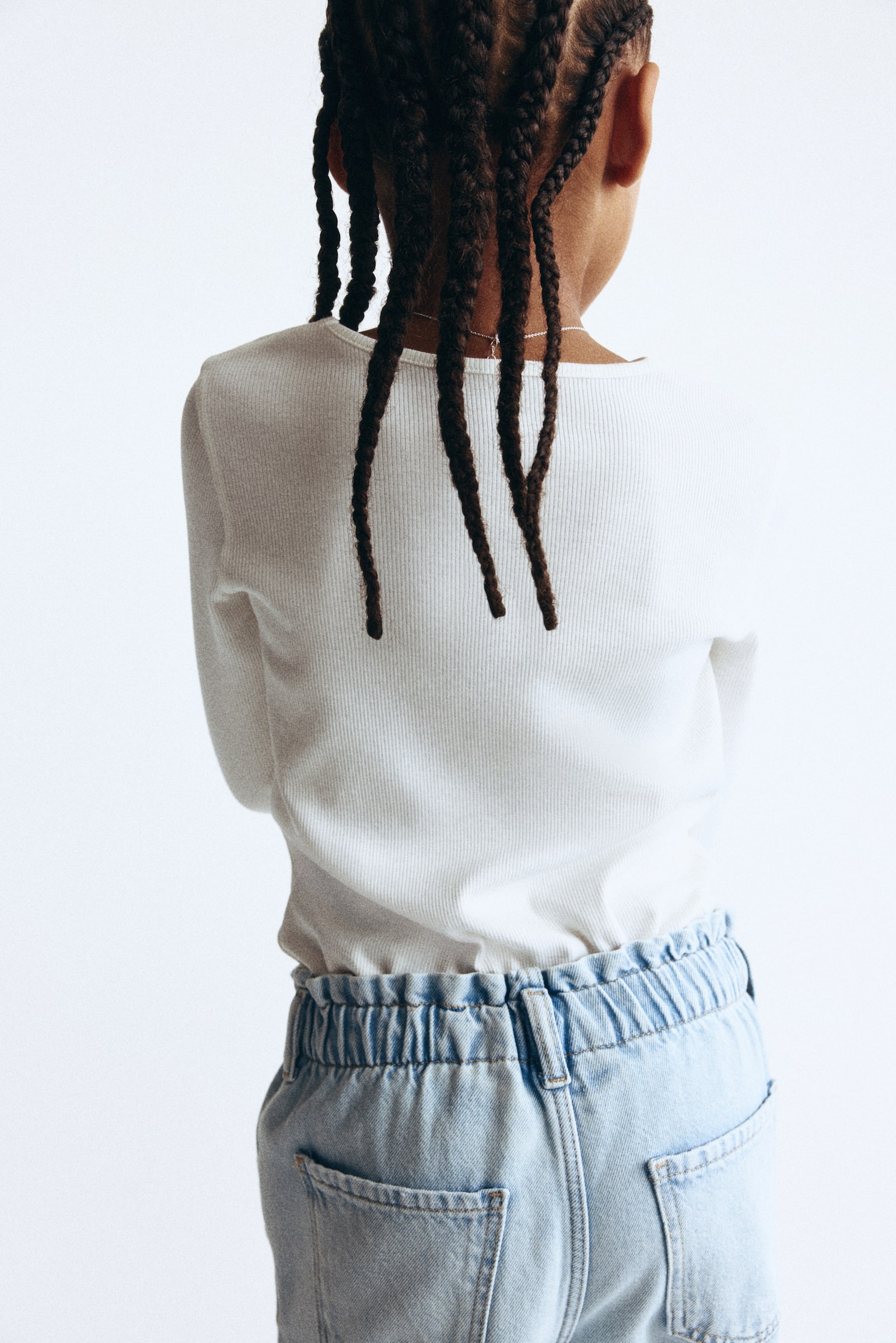 Jean paper bag Relaxed - Bleu denim clair/Bleu denim/Bleu denim clair/Gris denim clair/Marron foncé/Bleu denim - 7