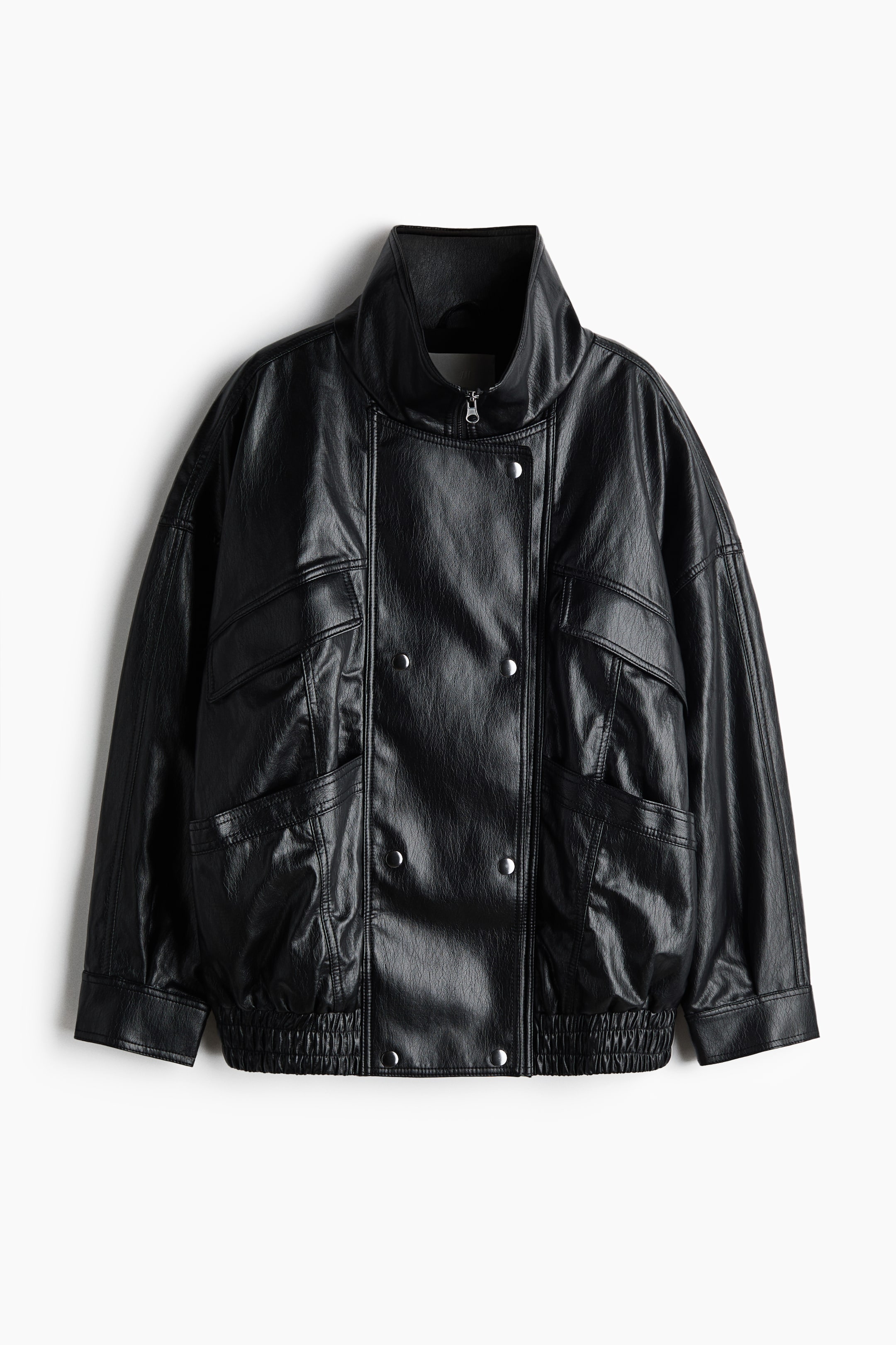 Oversized Coated Jacket