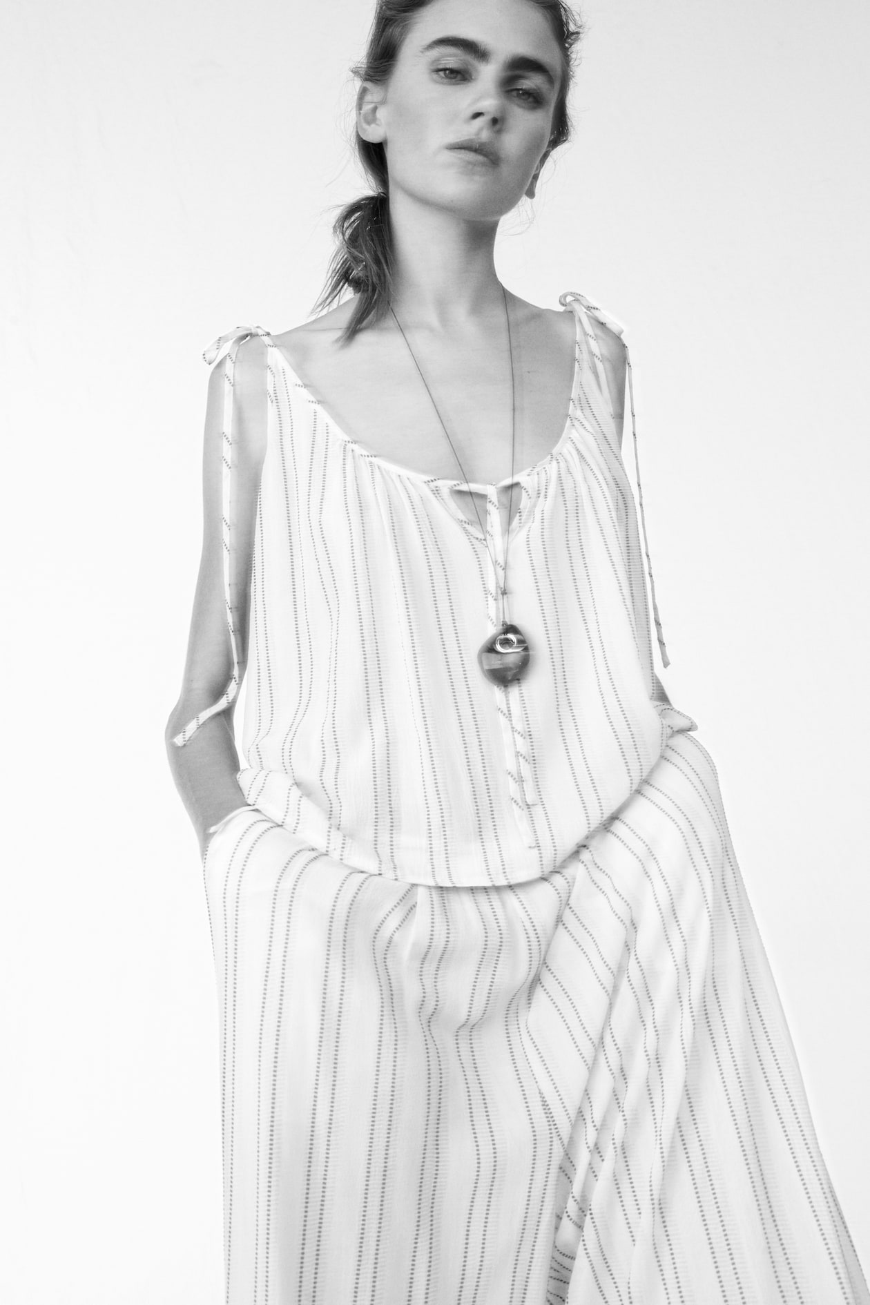 Wide-Leg Drawstring Pants - image 3