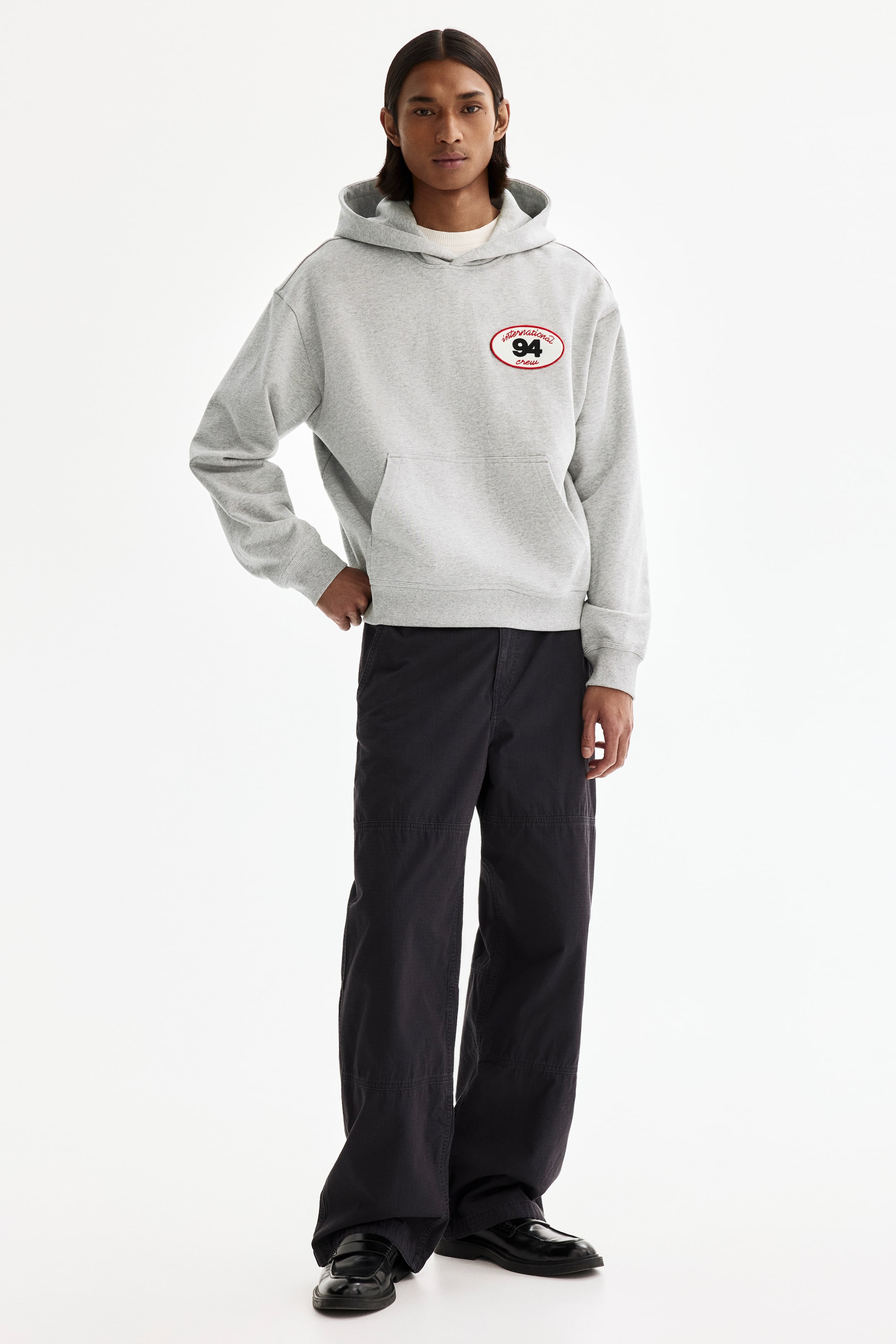 Мужские худи H&M Loose-Fit with Motif — фото 4