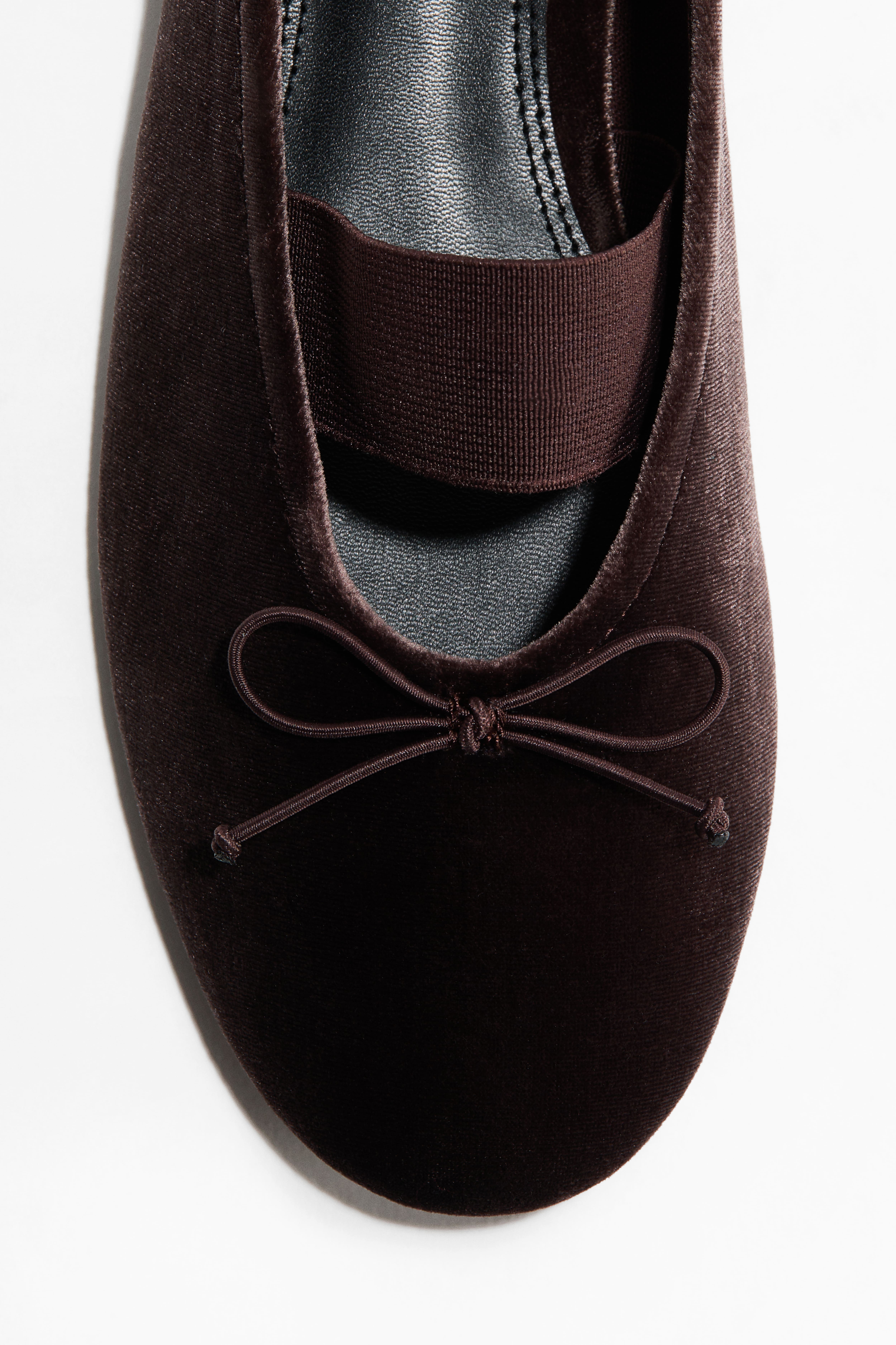 Velvet Ballet Flats