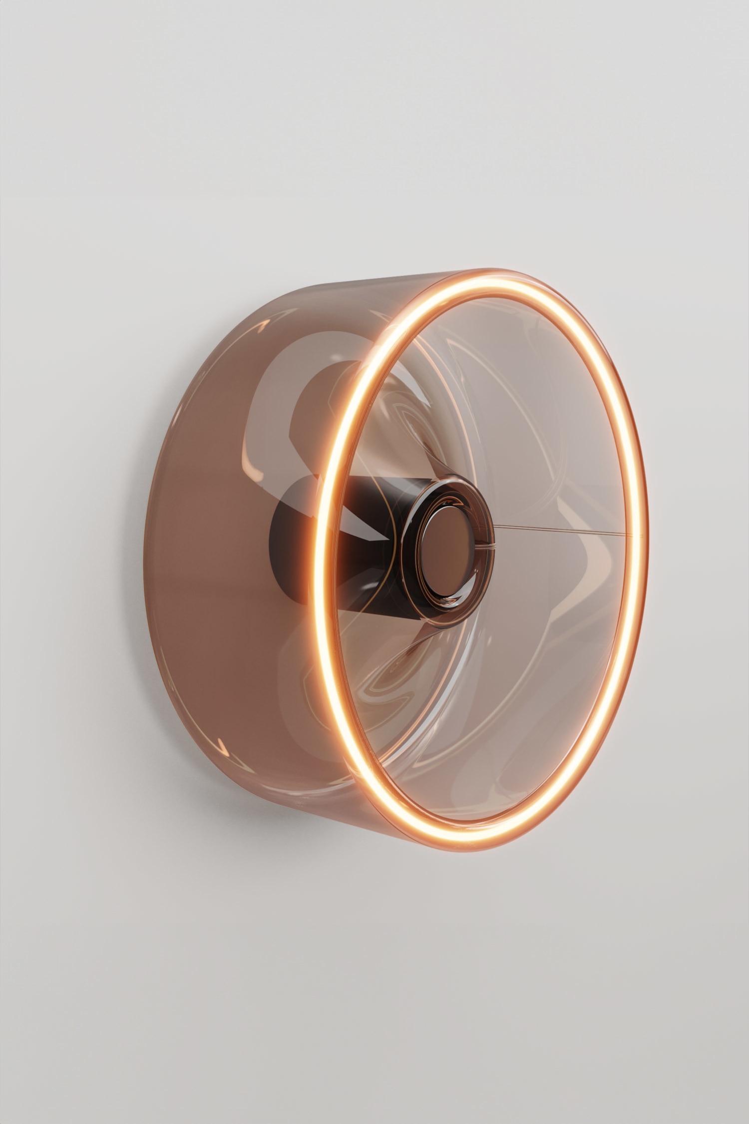 Creative-Cables - Wandarmatuur Met Ghost-gloeilamp - Zwart