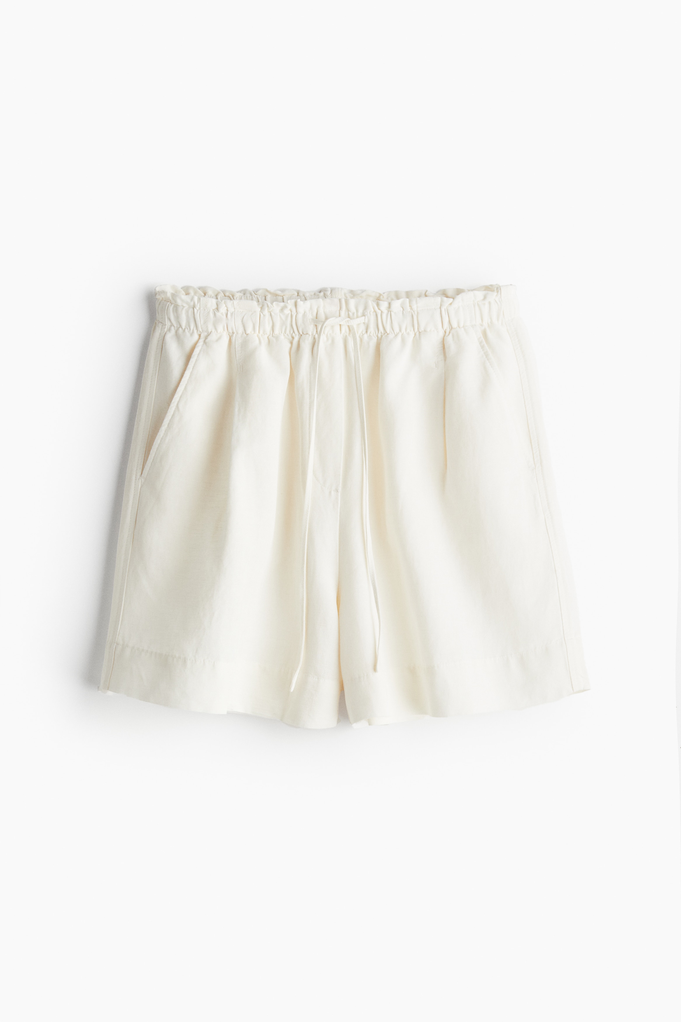 Short Chino Blanc H&M Femme Taille 6 – Coton Stretch, été, Très Bon état