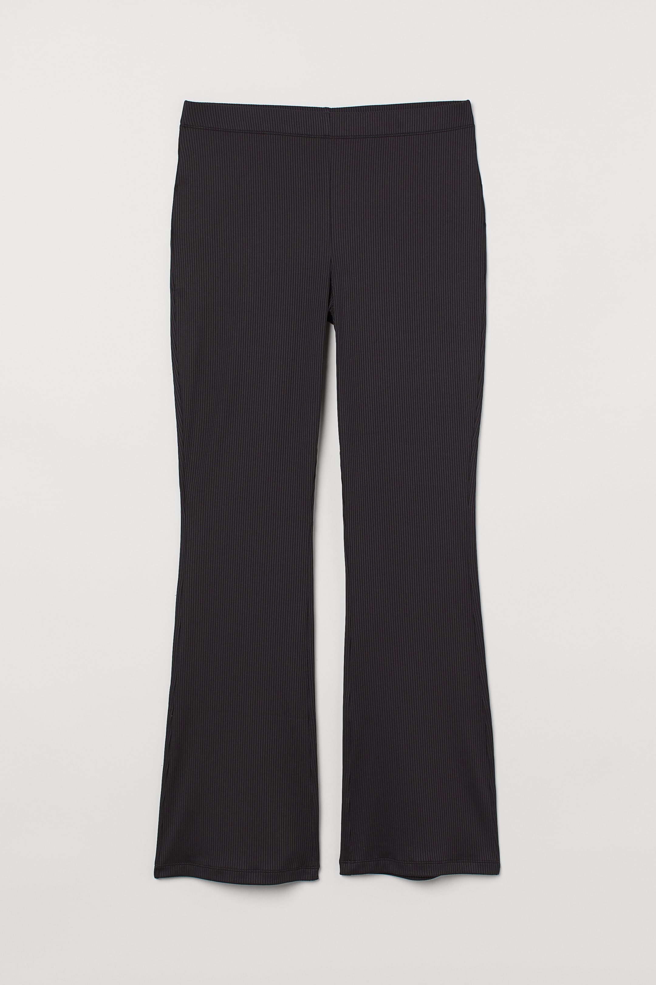 Agrandir l'image: H&M+ Pantalon jazz côtelé - Noir - FEMME | H&M FR 1